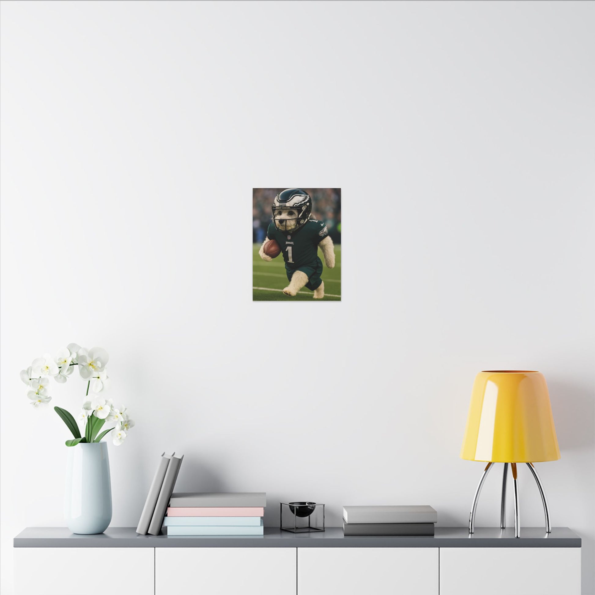 Furry Football Hero-Fantasy Dog Portraits - Fantasy Dog Portraits