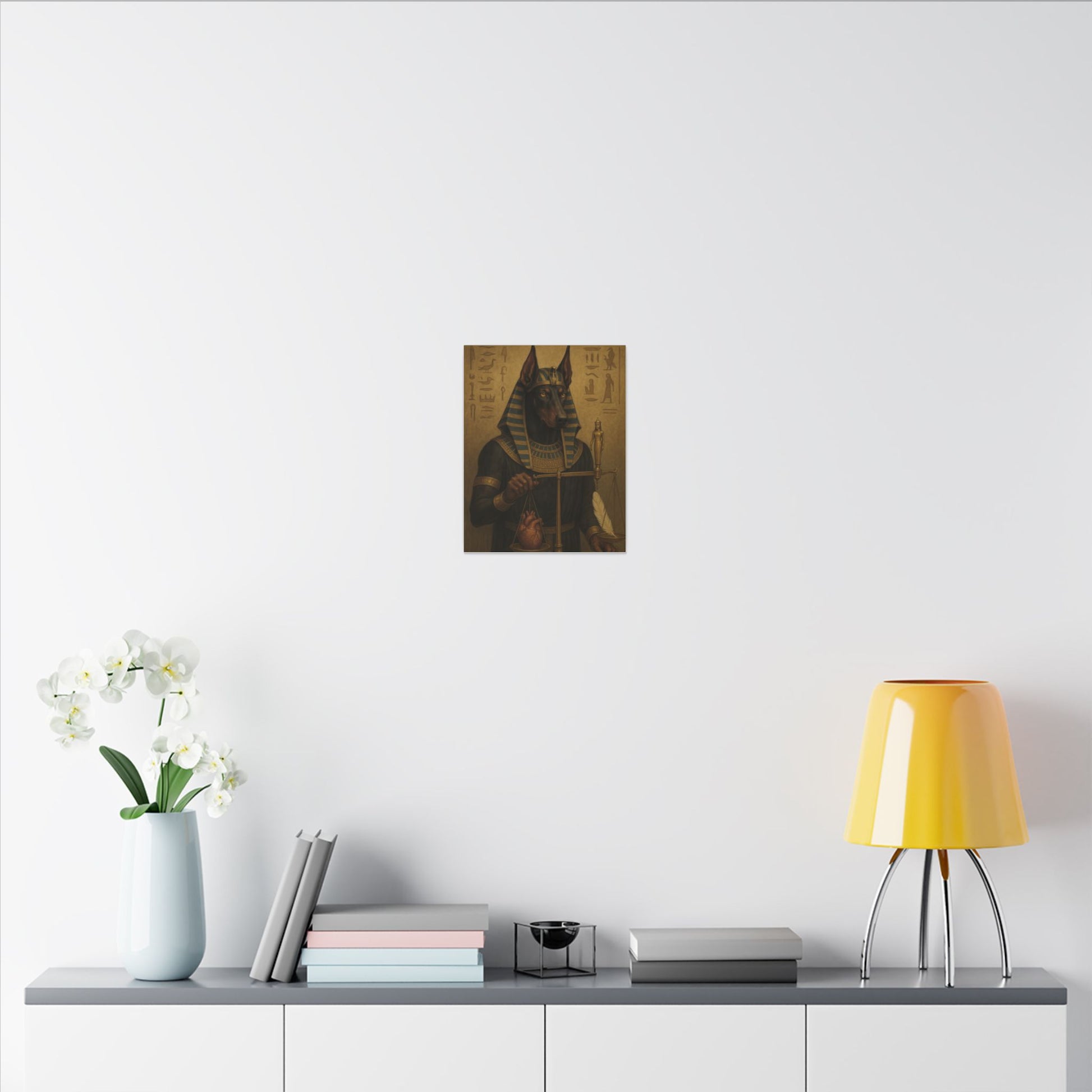 Anubis: Scales of Eternal Judgment-Fantasy Dog Portraits - Fantasy Dog Portraits
