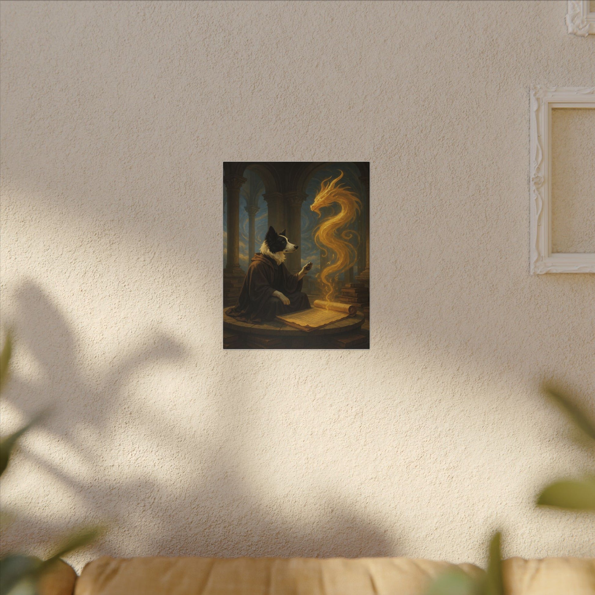 Wisdom of the Golden Dragon-Fantasy Dog Portraits - Fantasy Dog Portraits