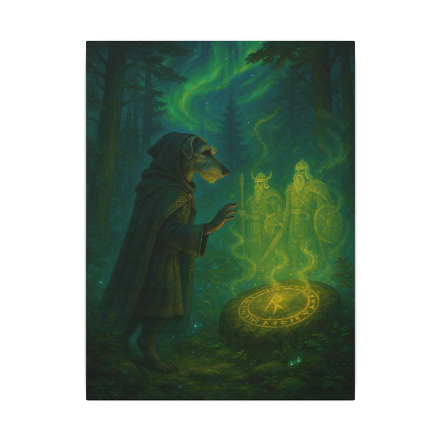 Runic Summons-Fantasy Dog Portraits - Fantasy Dog Portraits