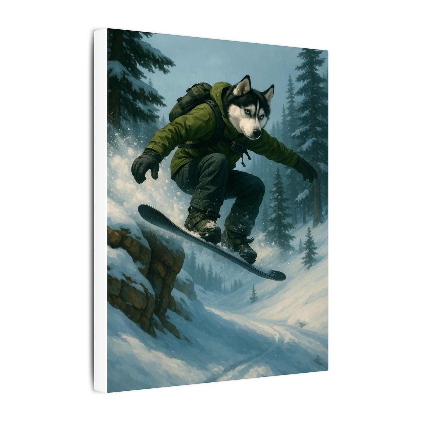 Snowbound Adventure-Fantasy Dog Portraits - Fantasy Dog Portraits
