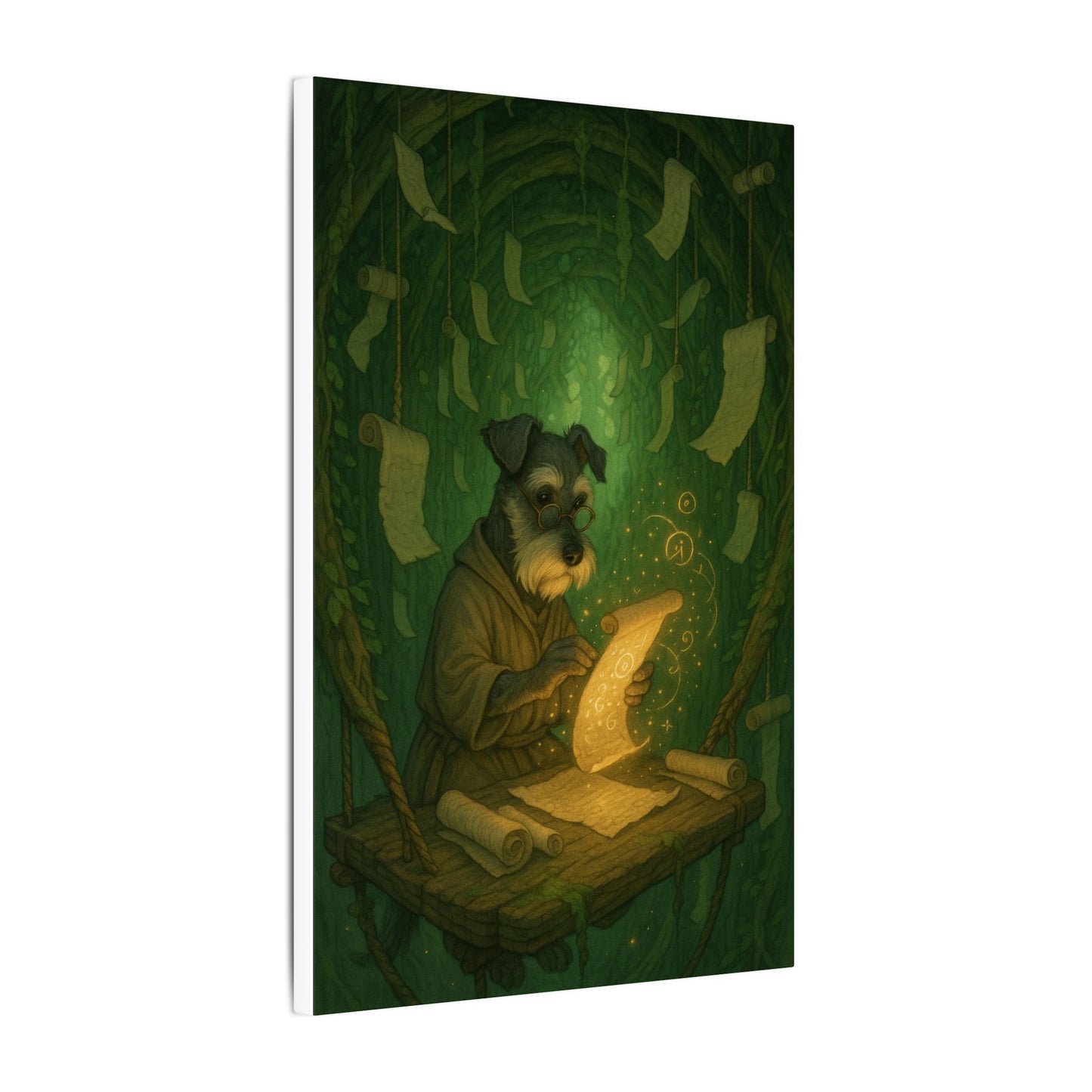 Canine Scholar-Fantasy Dog Portraits - Fantasy Dog Portraits
