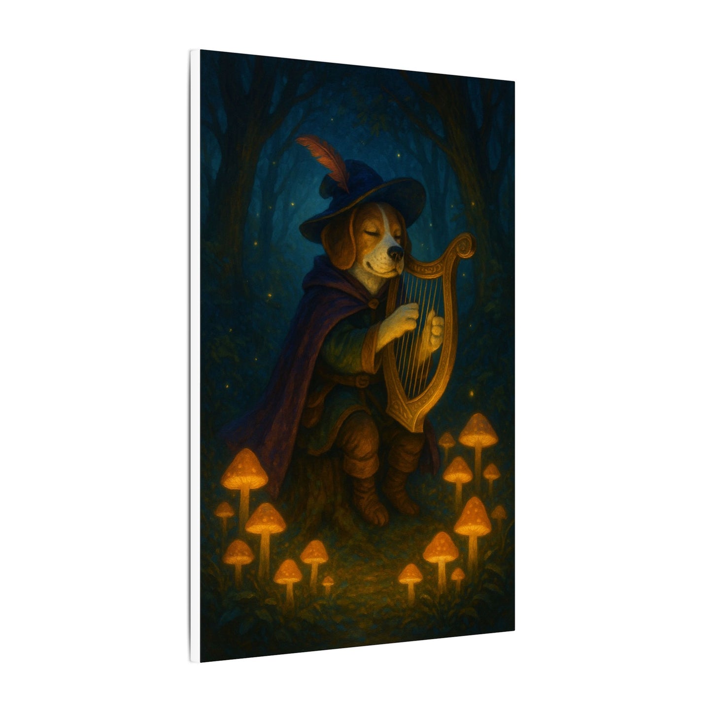 Moonlit Melody-Fantasy Dog Portraits - Fantasy Dog Portraits