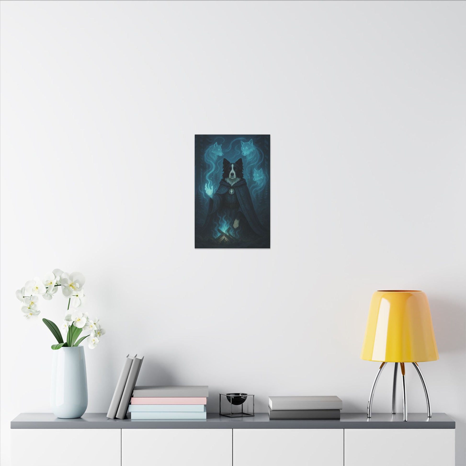 Mystical Canine Guardian-Fantasy Dog Portraits - Fantasy Dog Portraits