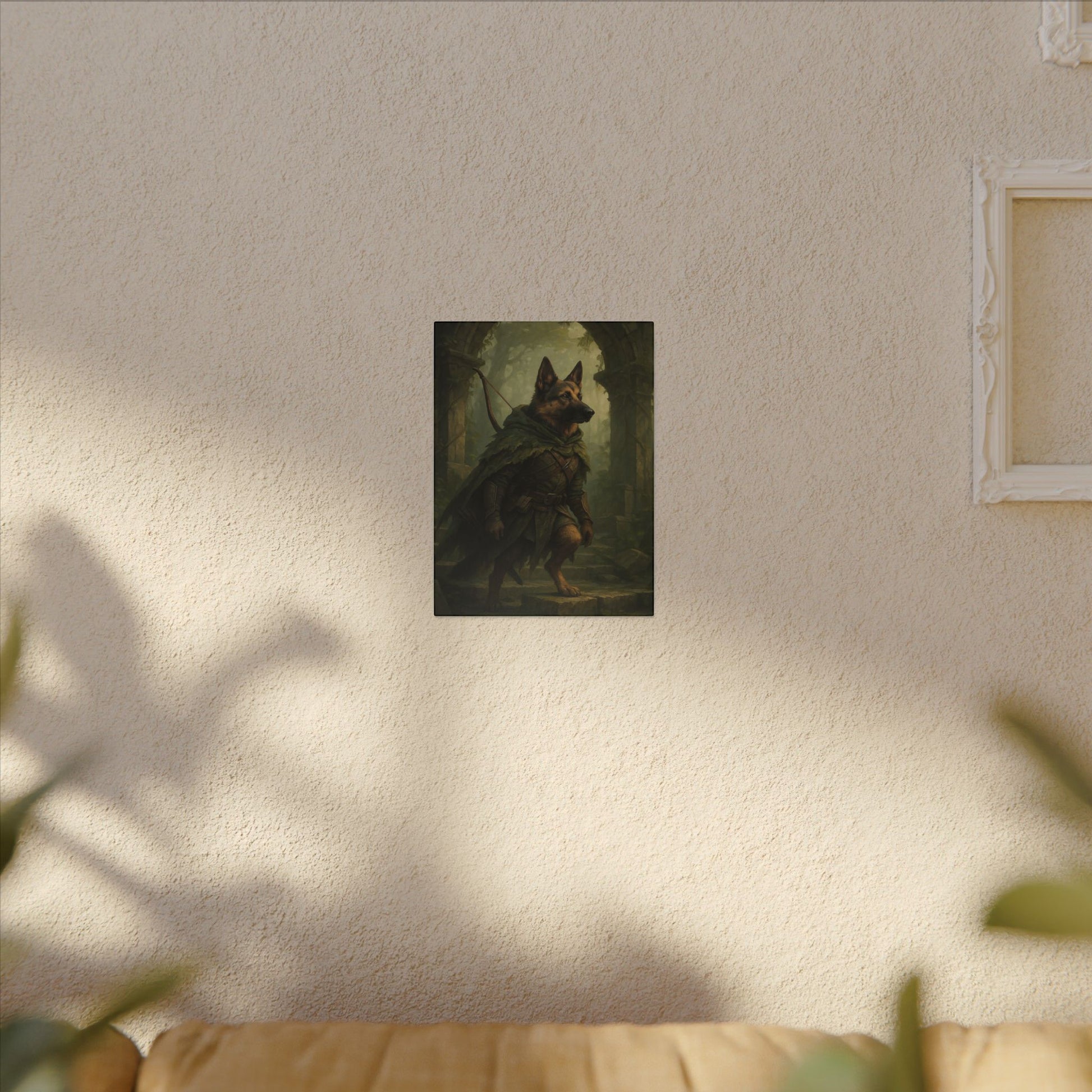 Guardian of the Mossy Arch-Fantasy Dog Portraits - Fantasy Dog Portraits