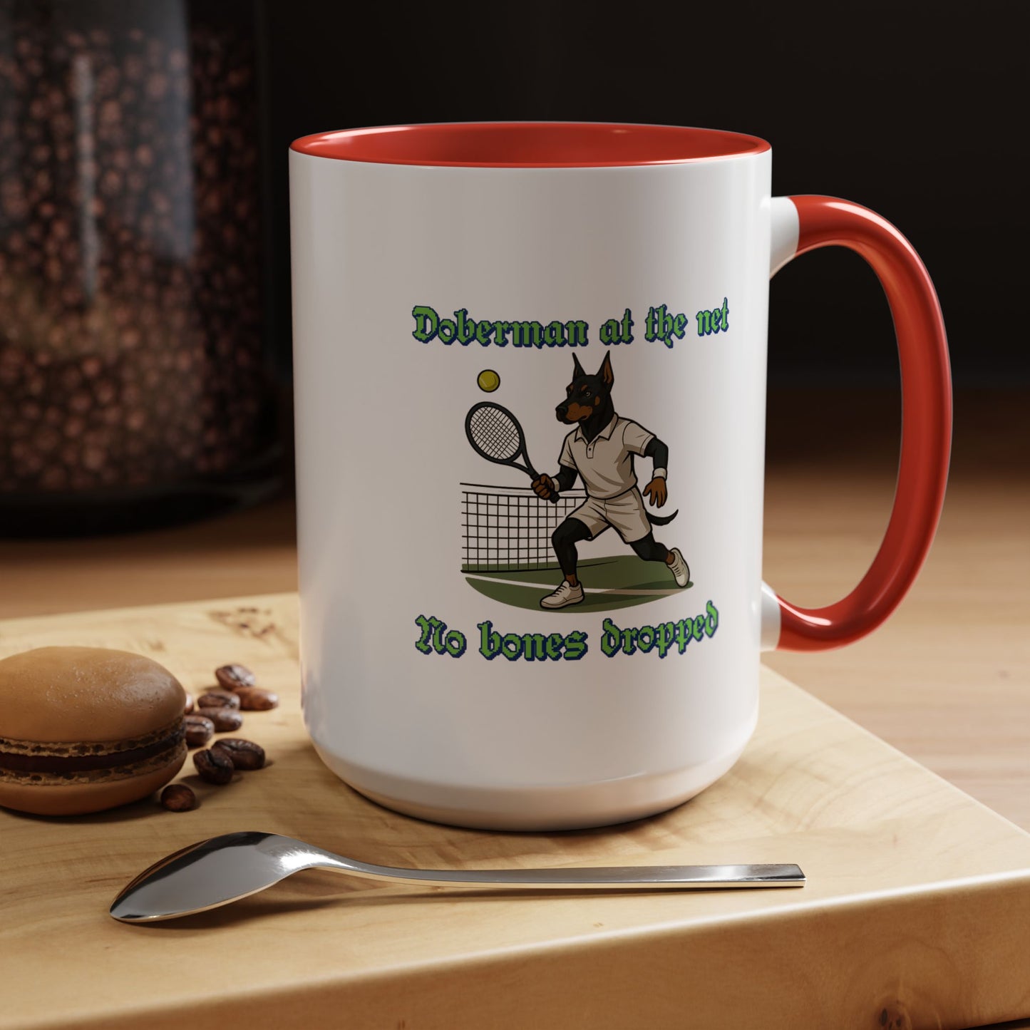 Doberman at the Net-Fantasy Dog Portraits
