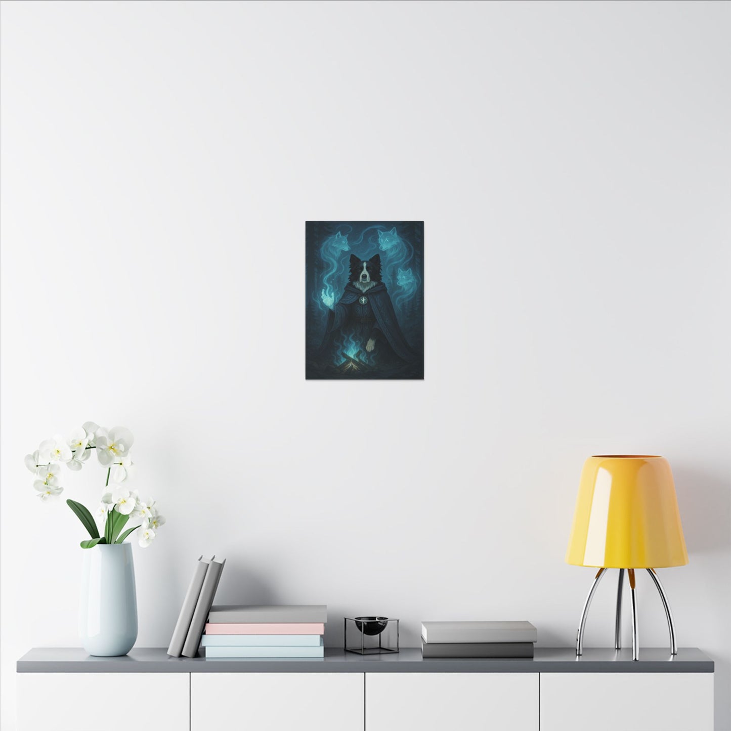 Mystical Canine Guardian-Fantasy Dog Portraits - Fantasy Dog Portraits