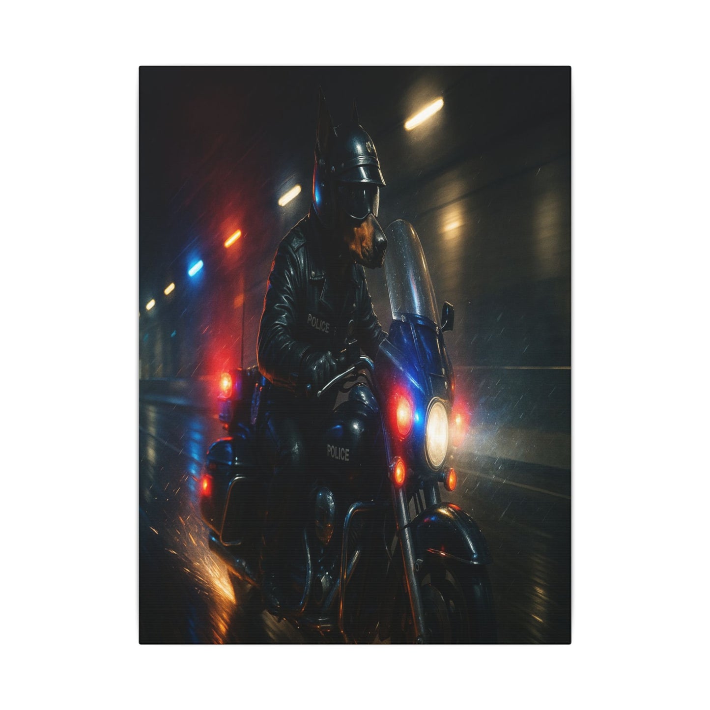 Nightwatch Patrol
Urban Sentinel
Wet Streets-Fantasy Dog Portraits - Fantasy Dog Portraits