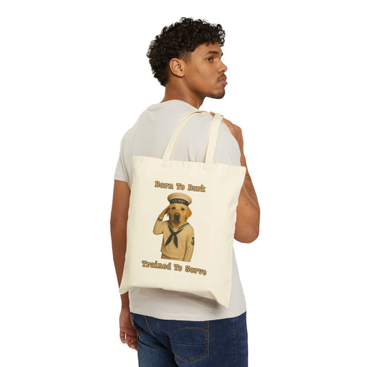 Adorable Dog Sailor Tote Bag | Perfect for Pet Lovers & Gift Giving | Cute Canvas Bag | Eco-Friendly Shopping Bags, Beach Tote, Market [...] - Fantasy Dog Portraits