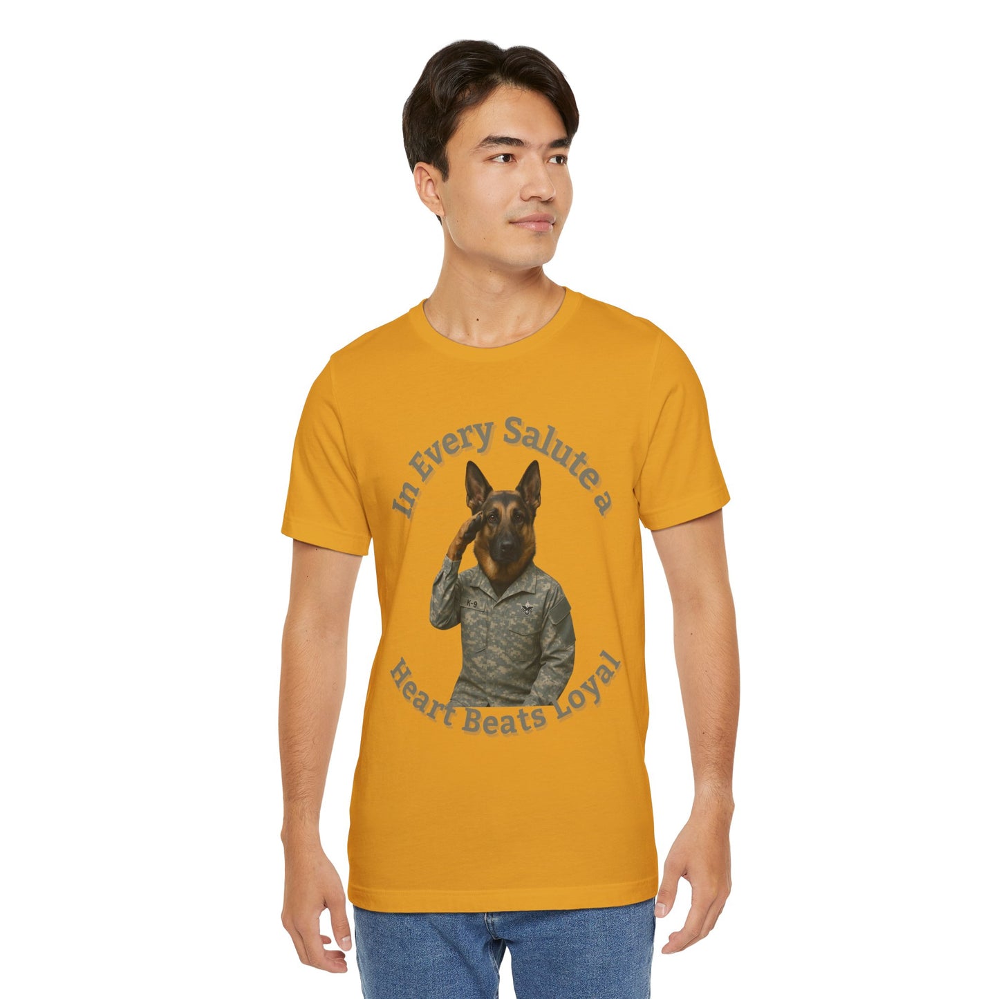 Air Force Dog Unisex Tee - Fantasy Dog Portraits