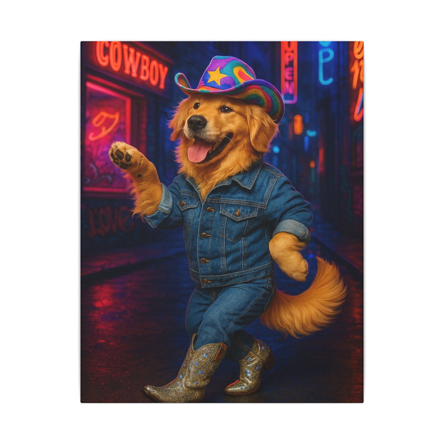 Canine Cowboy Chic-Fantasy Dog Portraits - Fantasy Dog Portraits