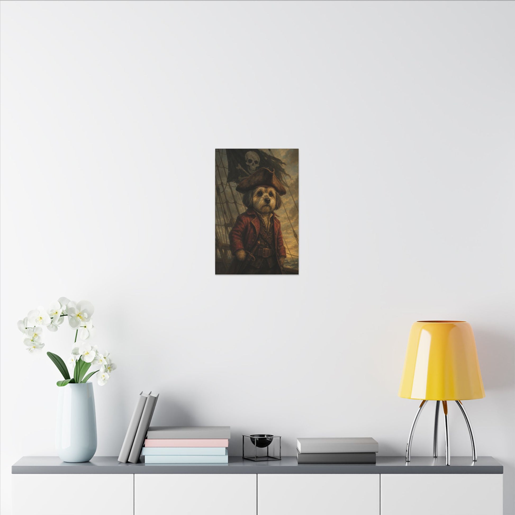 Scruffy Jack's Seafaring Adventure-Fantasy Dog Portraits - Fantasy Dog Portraits