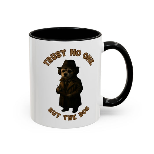 Accent Coffee Mug - Motivational Drinkware for Inspiration, Gift for Friends, Office Decor, Cozy Mornings, Unique Coffee Gift - Fantasy Dog Portraits