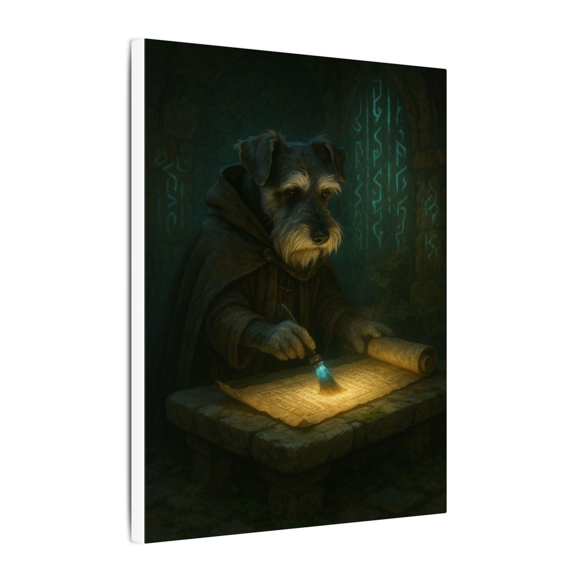 The Mystic Scribe-Fantasy Dog Portraits - Fantasy Dog Portraits