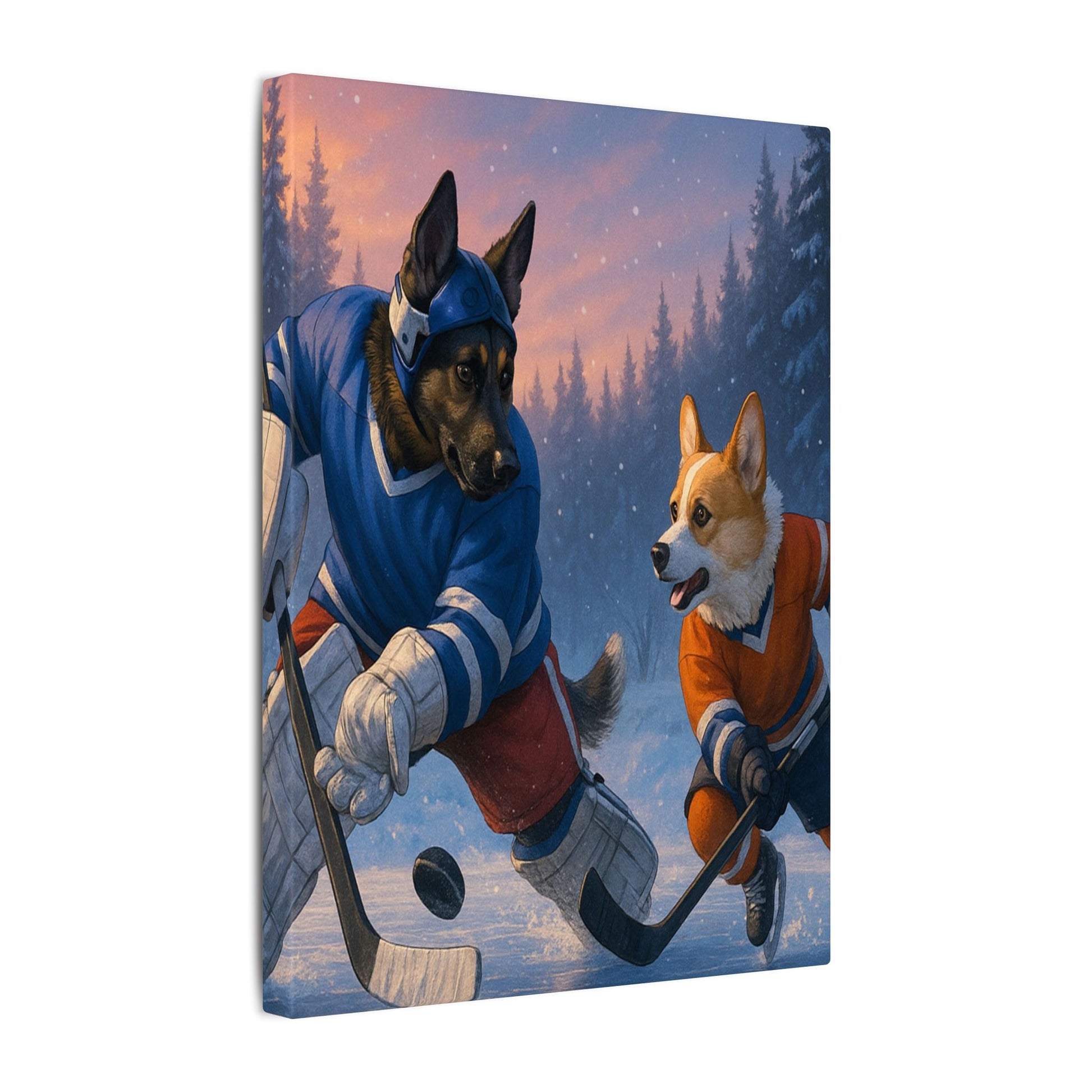 Paws on Ice-Fantasy Dog Portraits - Fantasy Dog Portraits