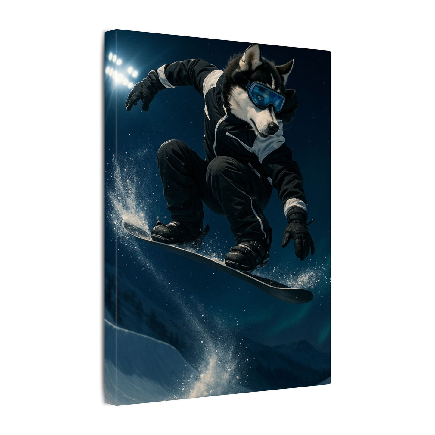 Husky Boarder-Fantasy Dog Portraits - Fantasy Dog Portraits
