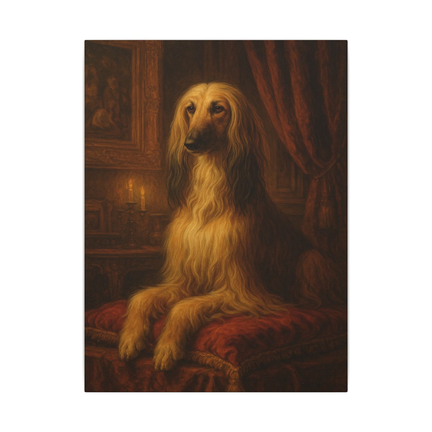 Regal Afghan-Fantasy Dog Portraits - Fantasy Dog Portraits