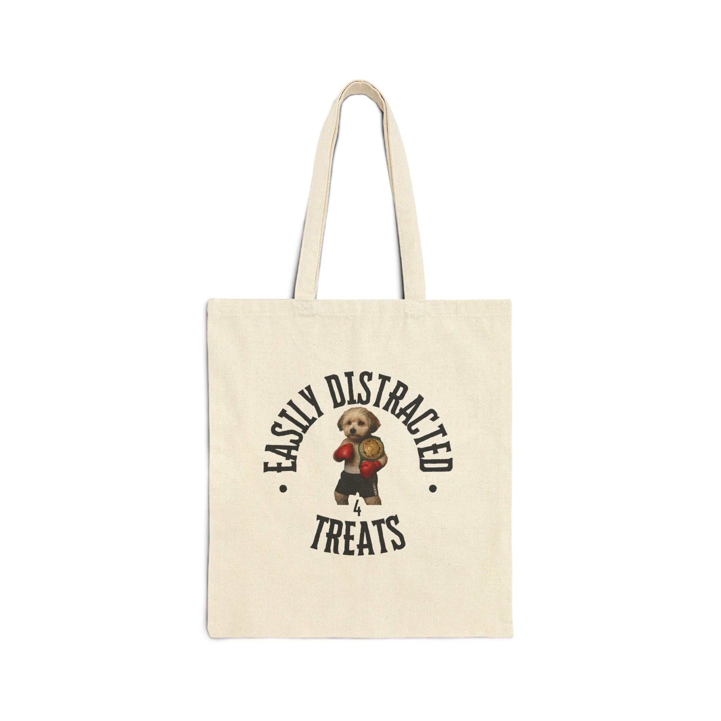 Cute Animal Lover Tote Bag, Easy Distracted Treats Canvas, Eco-Friendly Shopping, Beach, Gift for Pet Owners, Everyday Use - Fantasy Dog Portraits