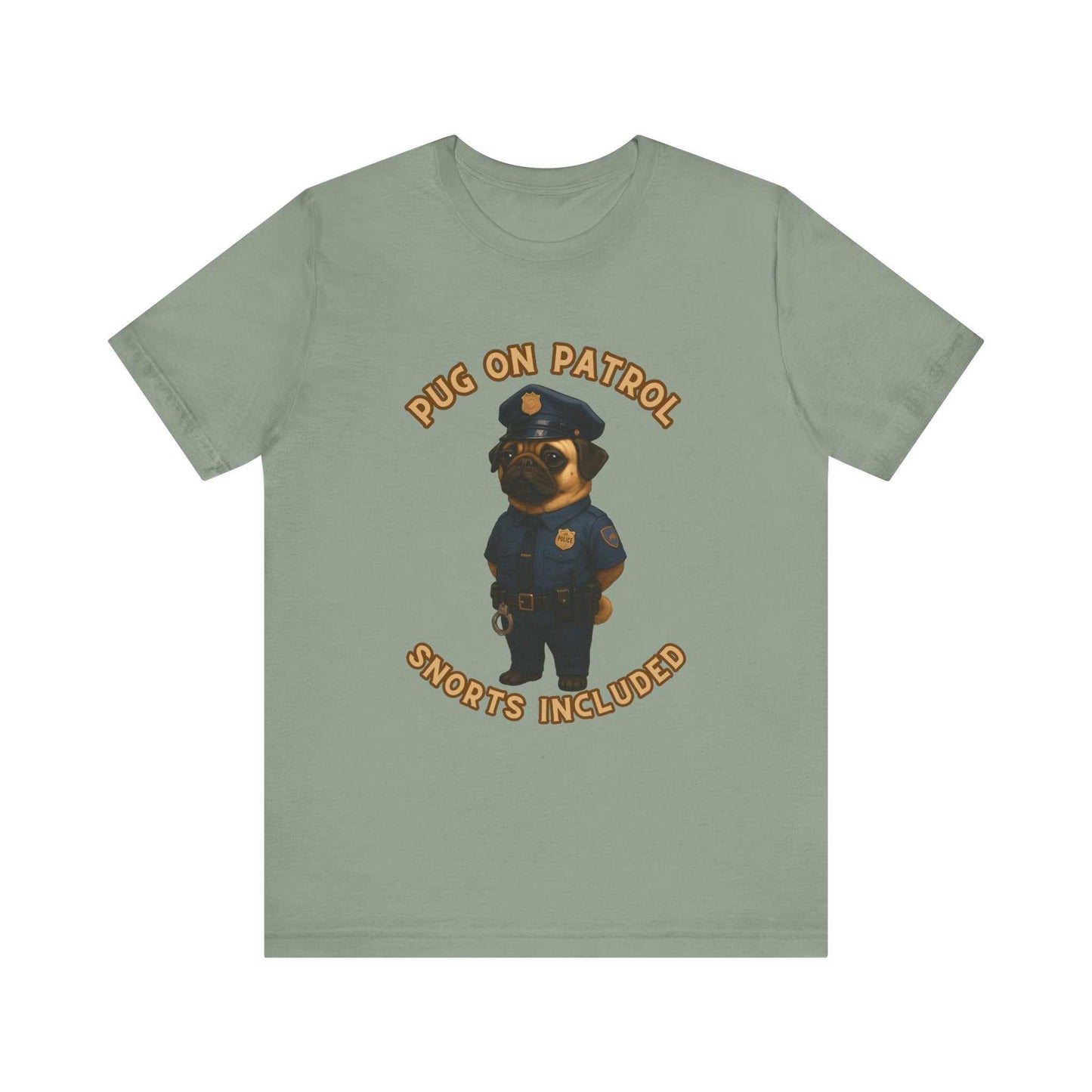 Pug on Patrol-Fantasy Dog Portraits - Fantasy Dog Portraits