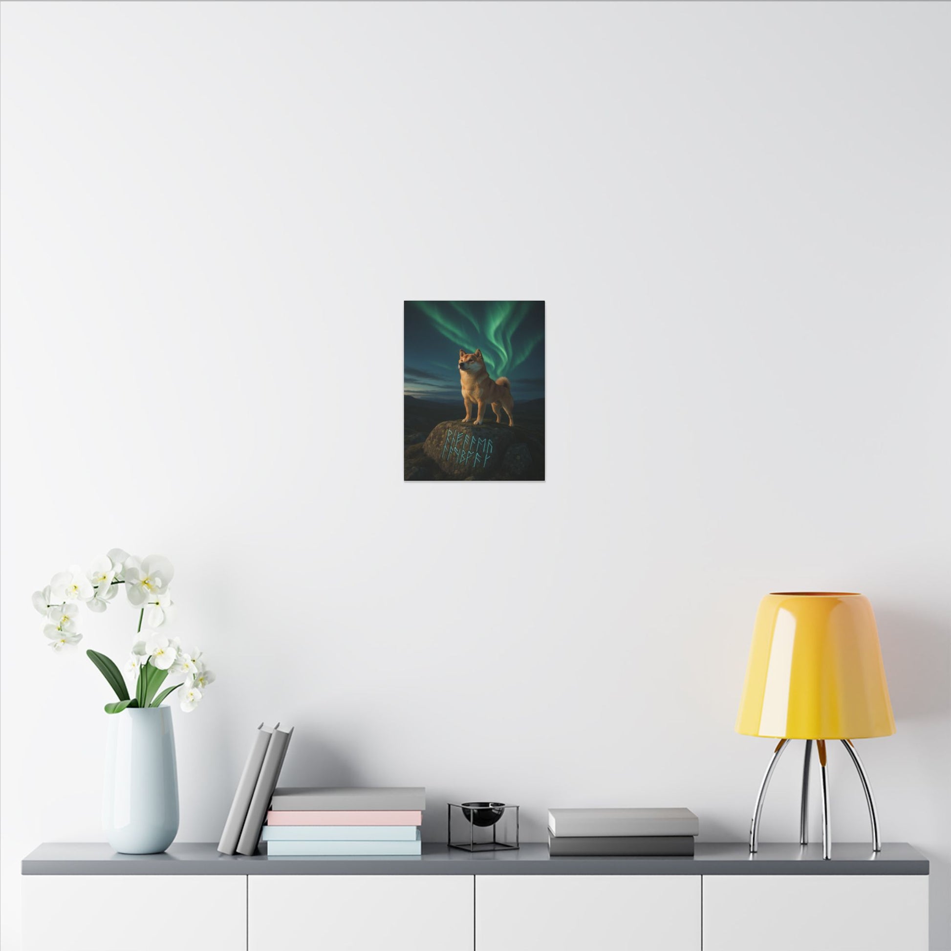 Guardian of the Northern Lights-Fantasy Dog Portraits - Fantasy Dog Portraits
