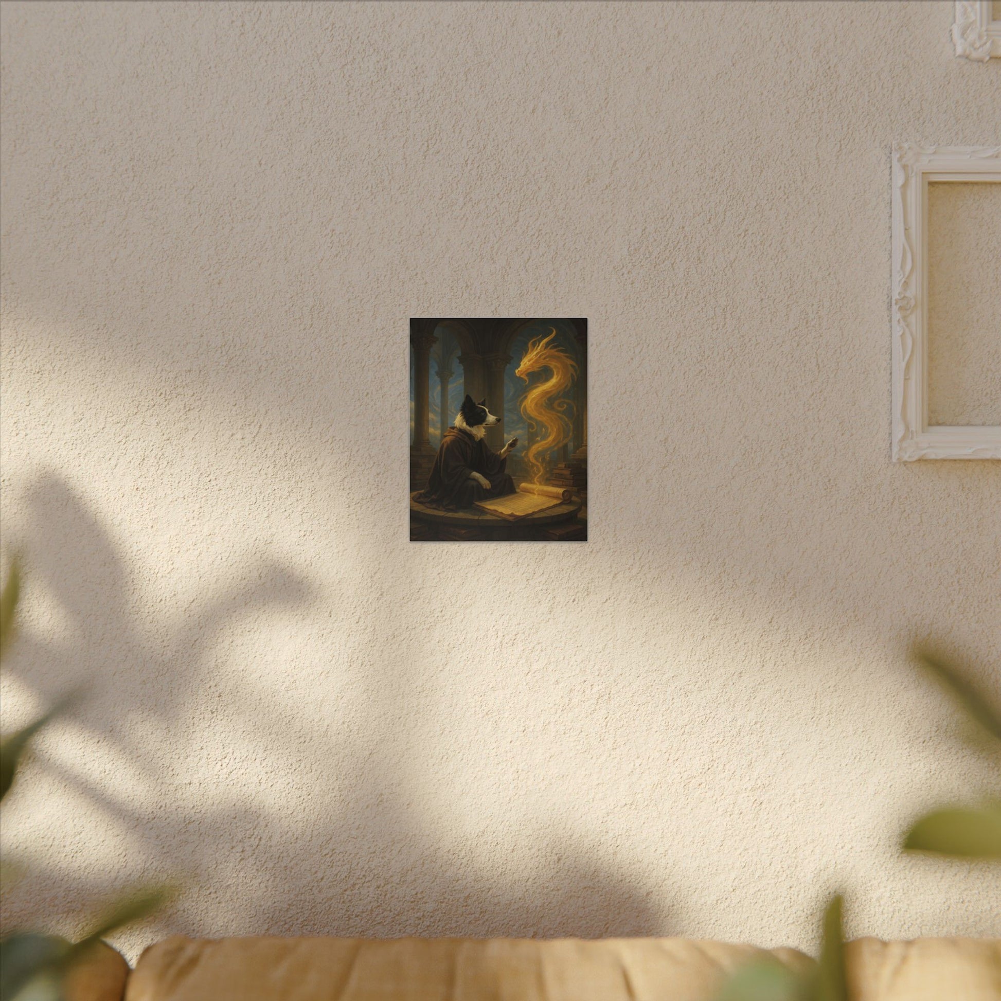 Wisdom of the Golden Dragon-Fantasy Dog Portraits - Fantasy Dog Portraits