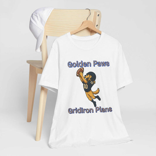 Gridiron Golden-Fantasy Dog Portraits - Fantasy Dog Portraits