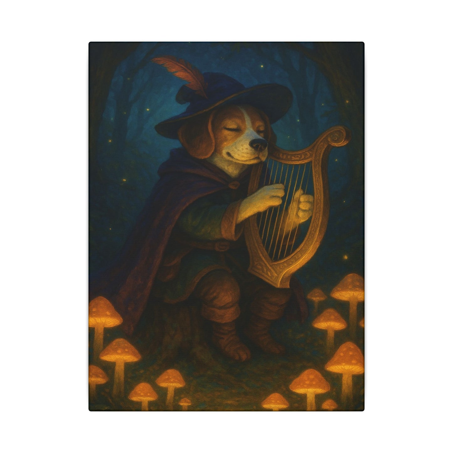 Moonlit Melody-Fantasy Dog Portraits - Fantasy Dog Portraits