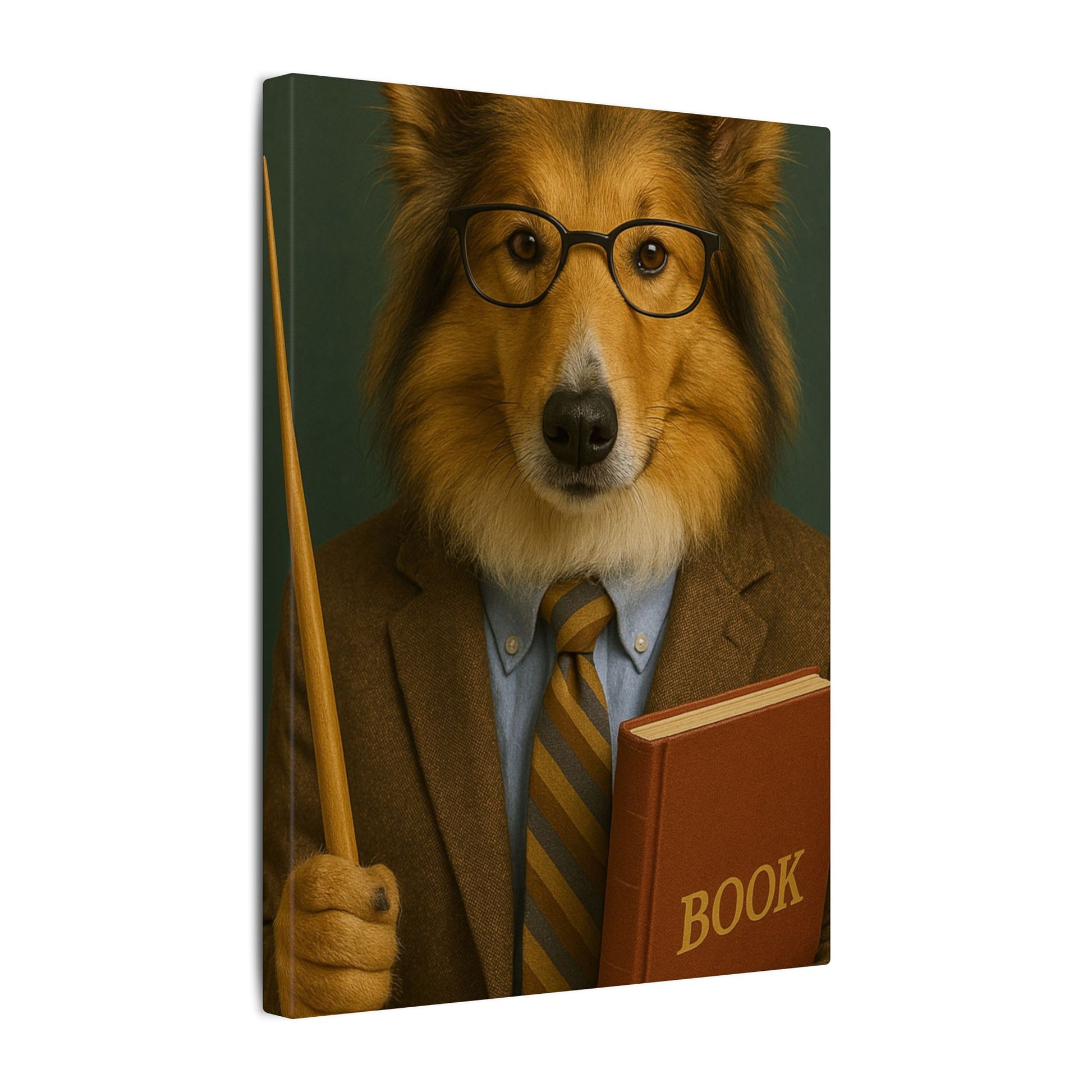 Professor Paws-Fantasy Dog Portraits - Fantasy Dog Portraits