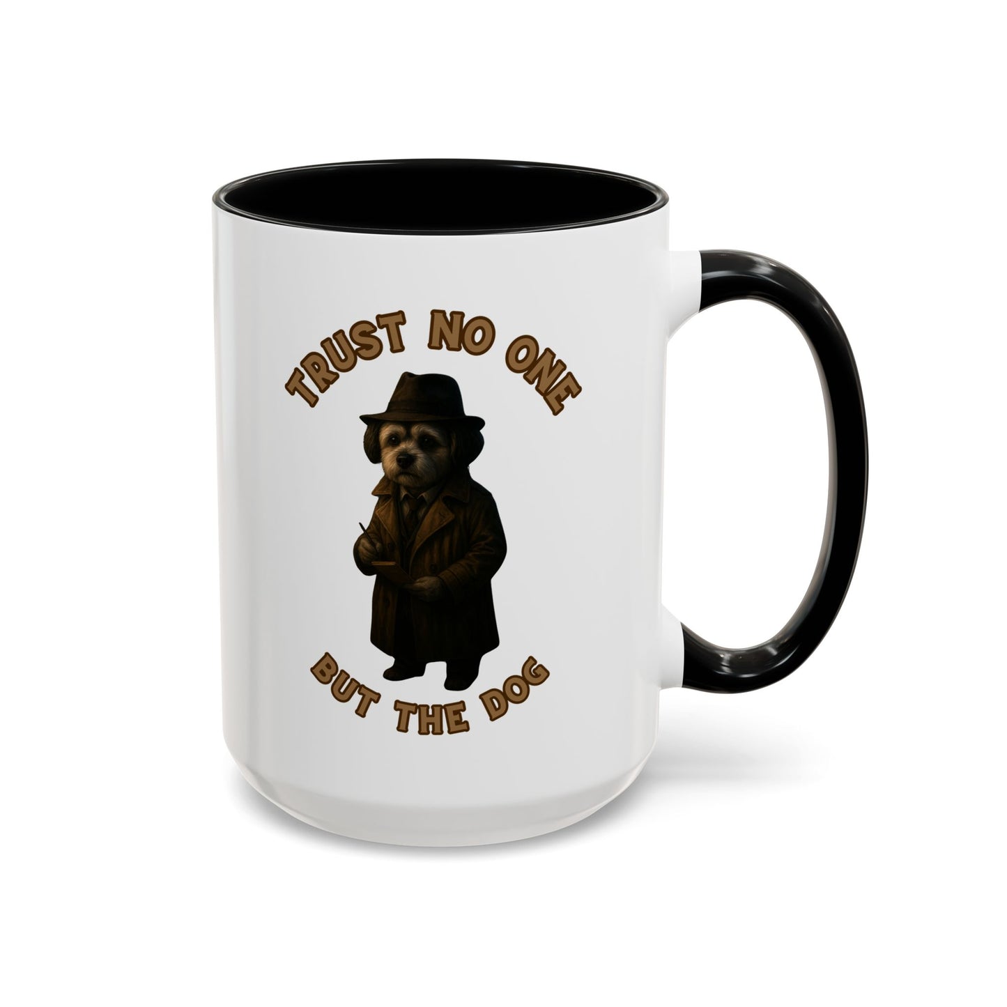 Accent Coffee Mug - Motivational Drinkware for Inspiration, Gift for Friends, Office Decor, Cozy Mornings, Unique Coffee Gift - Fantasy Dog Portraits