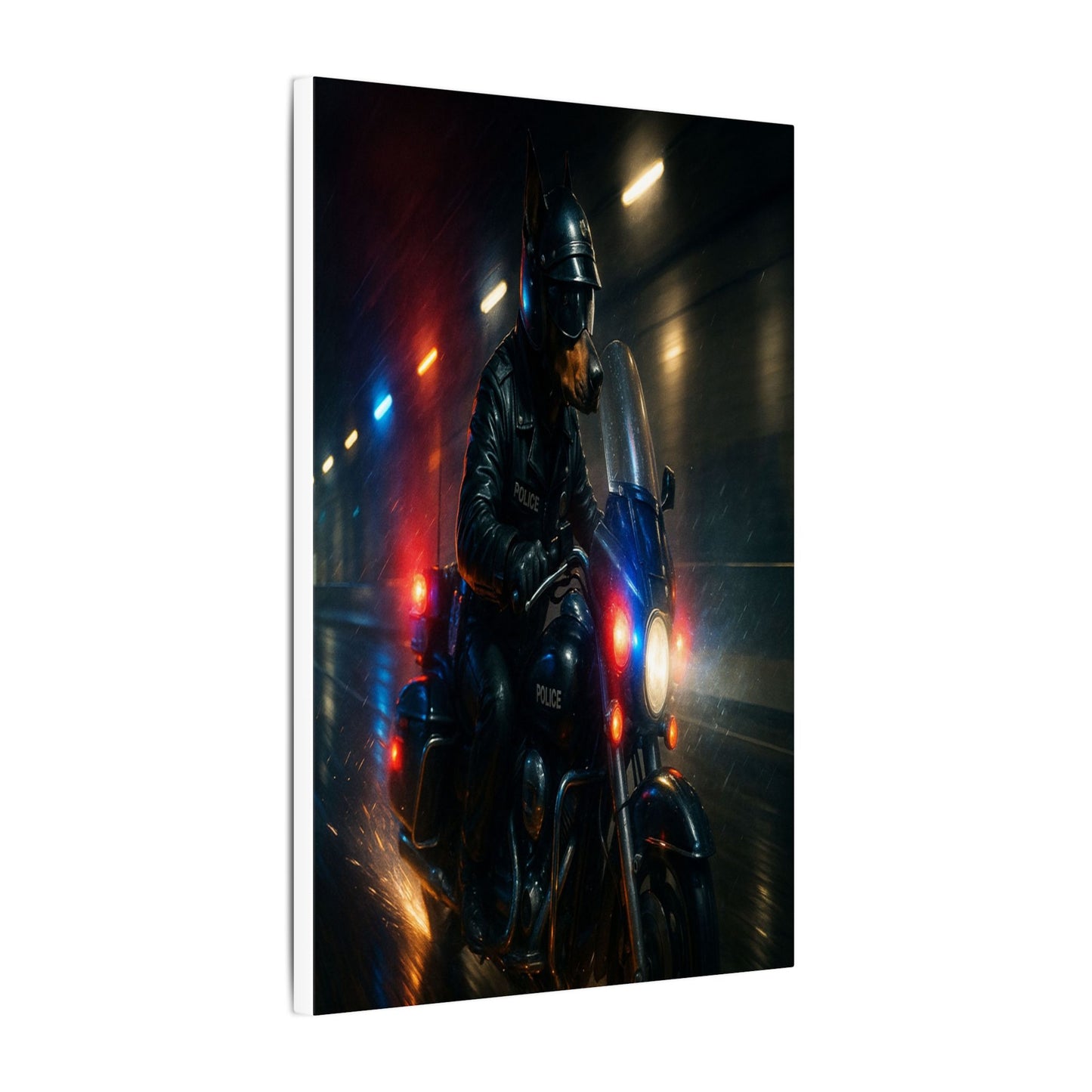 Nightwatch Patrol
Urban Sentinel
Wet Streets-Fantasy Dog Portraits - Fantasy Dog Portraits