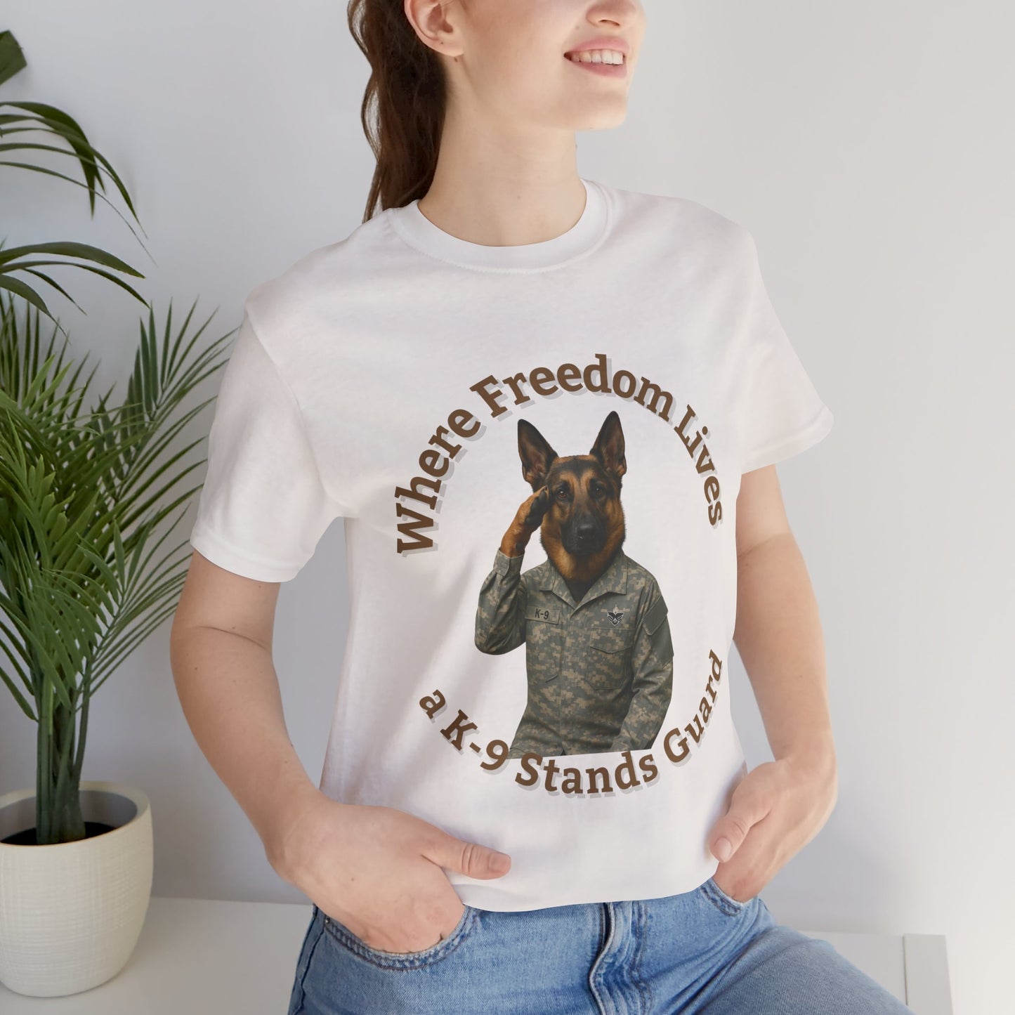 Air Force Dog Tee - Fantasy Dog Portraits