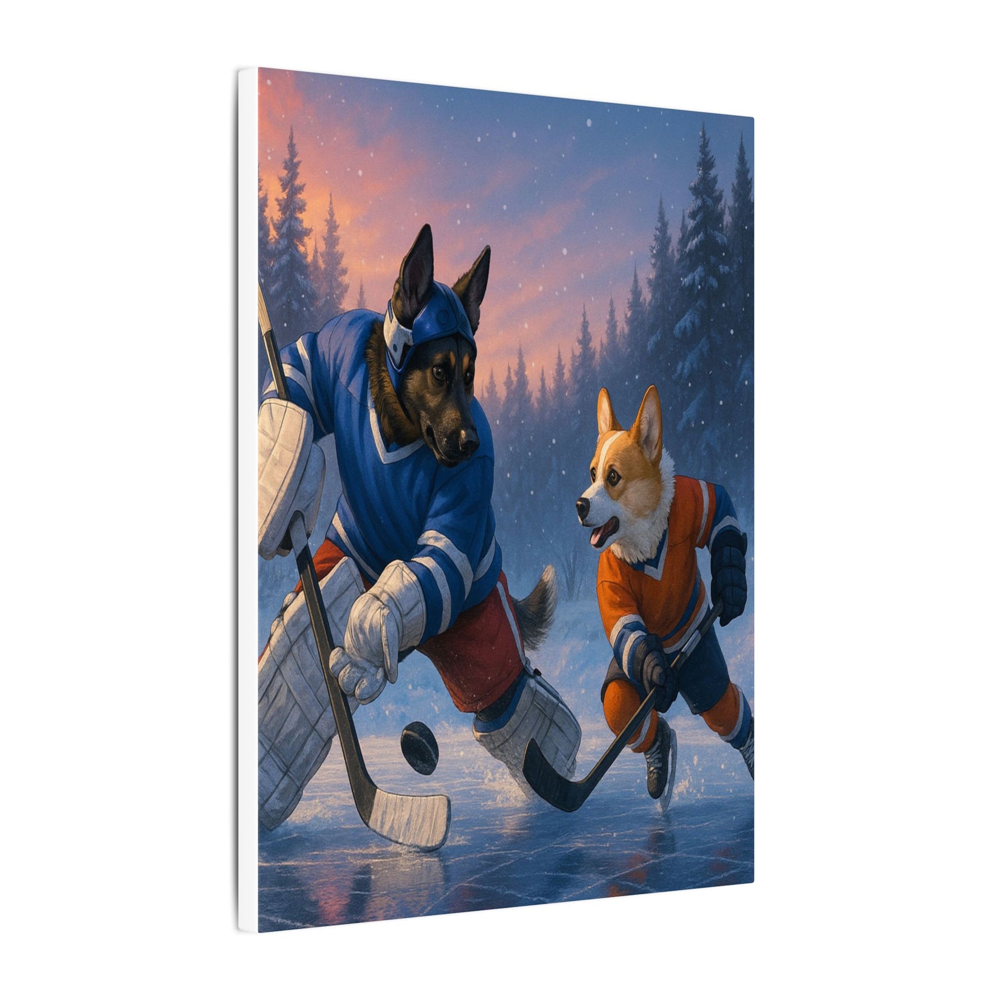 Paws on Ice-Fantasy Dog Portraits - Fantasy Dog Portraits