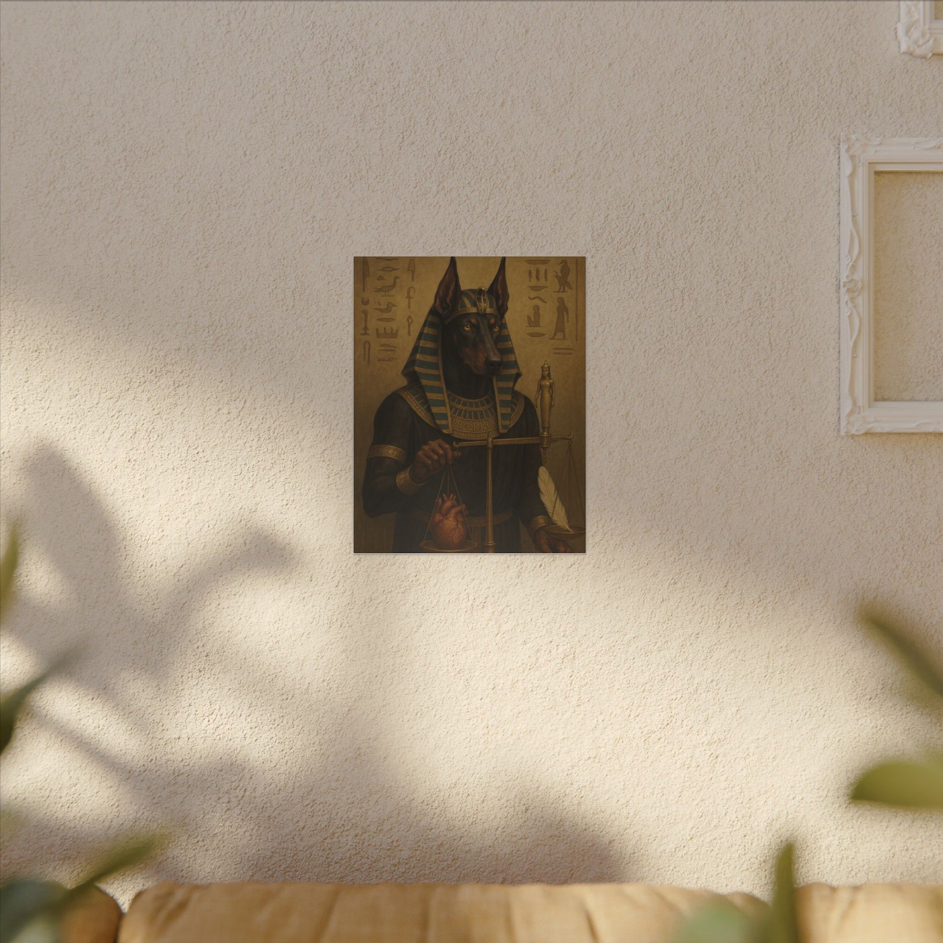 Anubis: Scales of Eternal Judgment-Fantasy Dog Portraits - Fantasy Dog Portraits