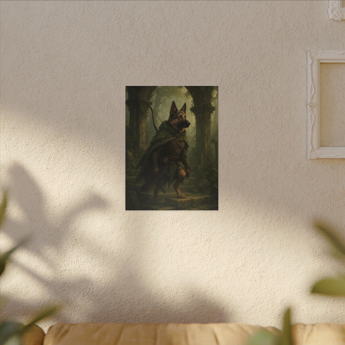 Guardian of the Misty Woods-Fantasy Dog Portraits - Fantasy Dog Portraits