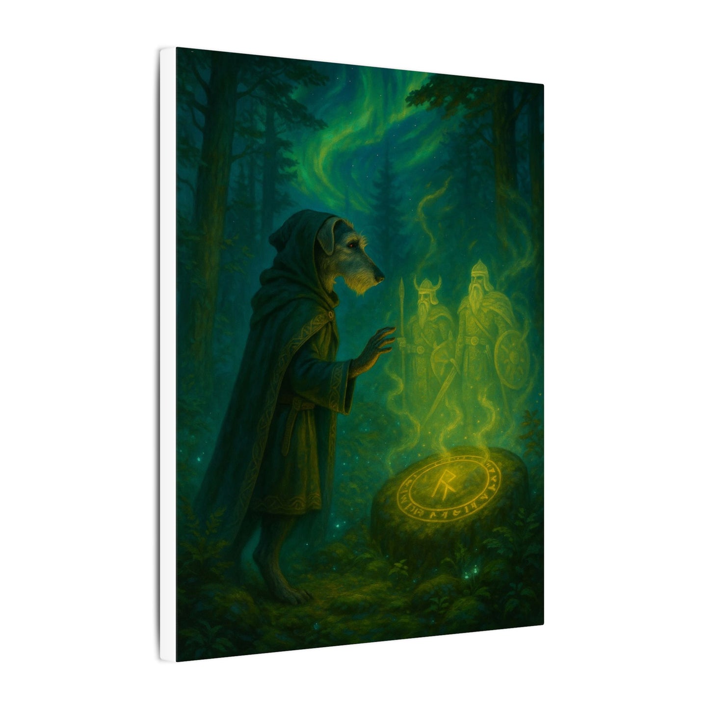 Runic Summons-Fantasy Dog Portraits - Fantasy Dog Portraits