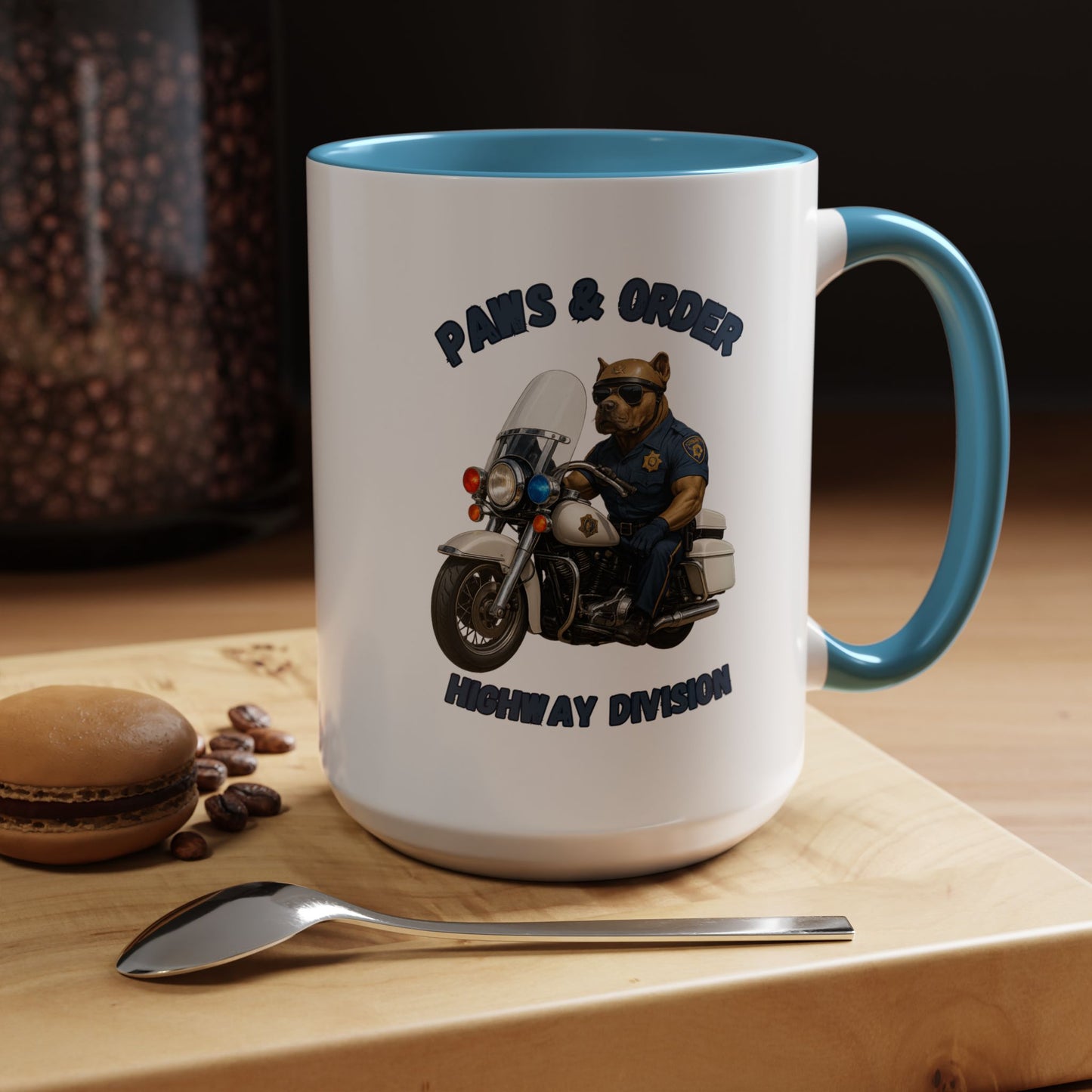 Law Dog Rider-Fantasy Dog Portraits