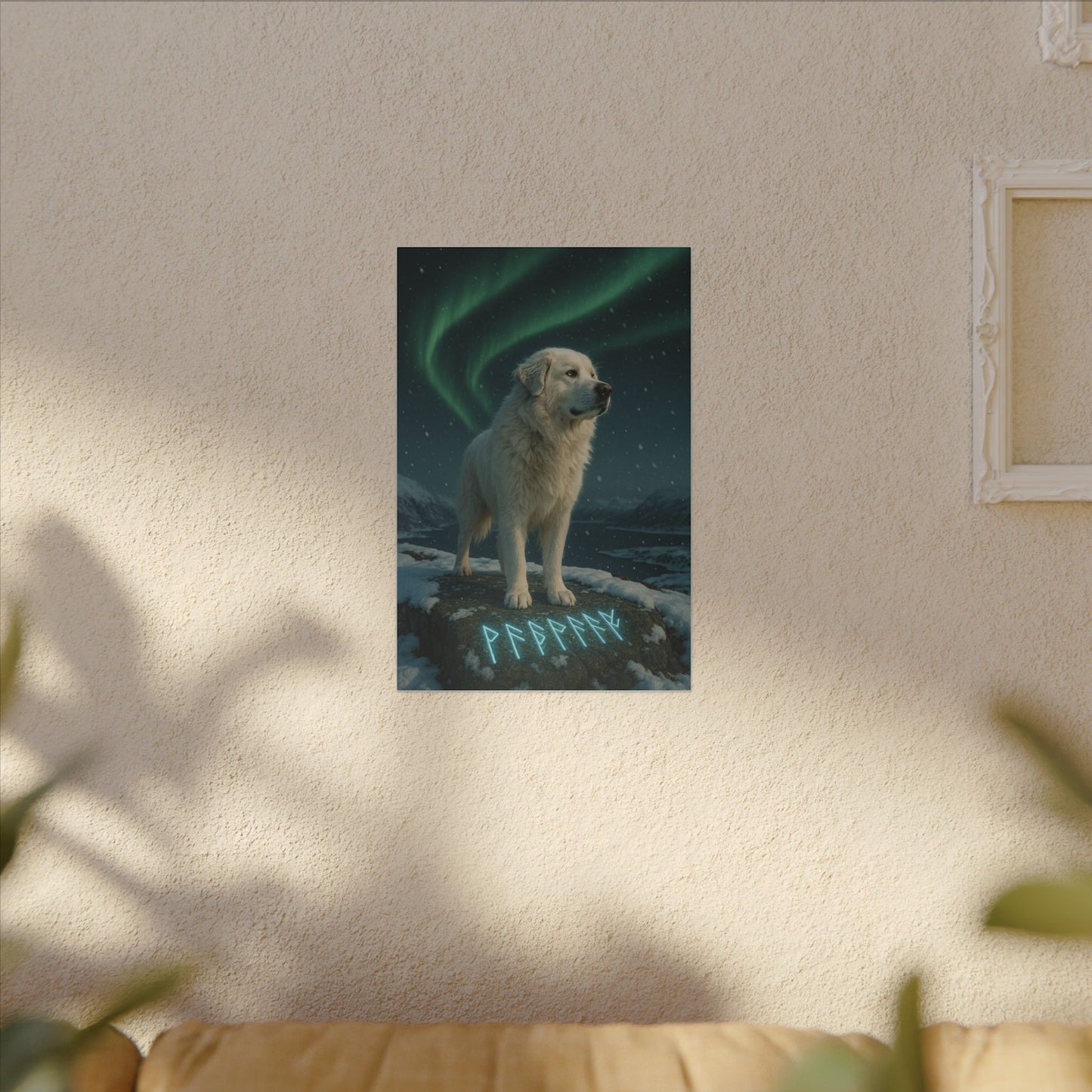 Guardian of the Aurora-Fantasy Dog Portraits - Fantasy Dog Portraits