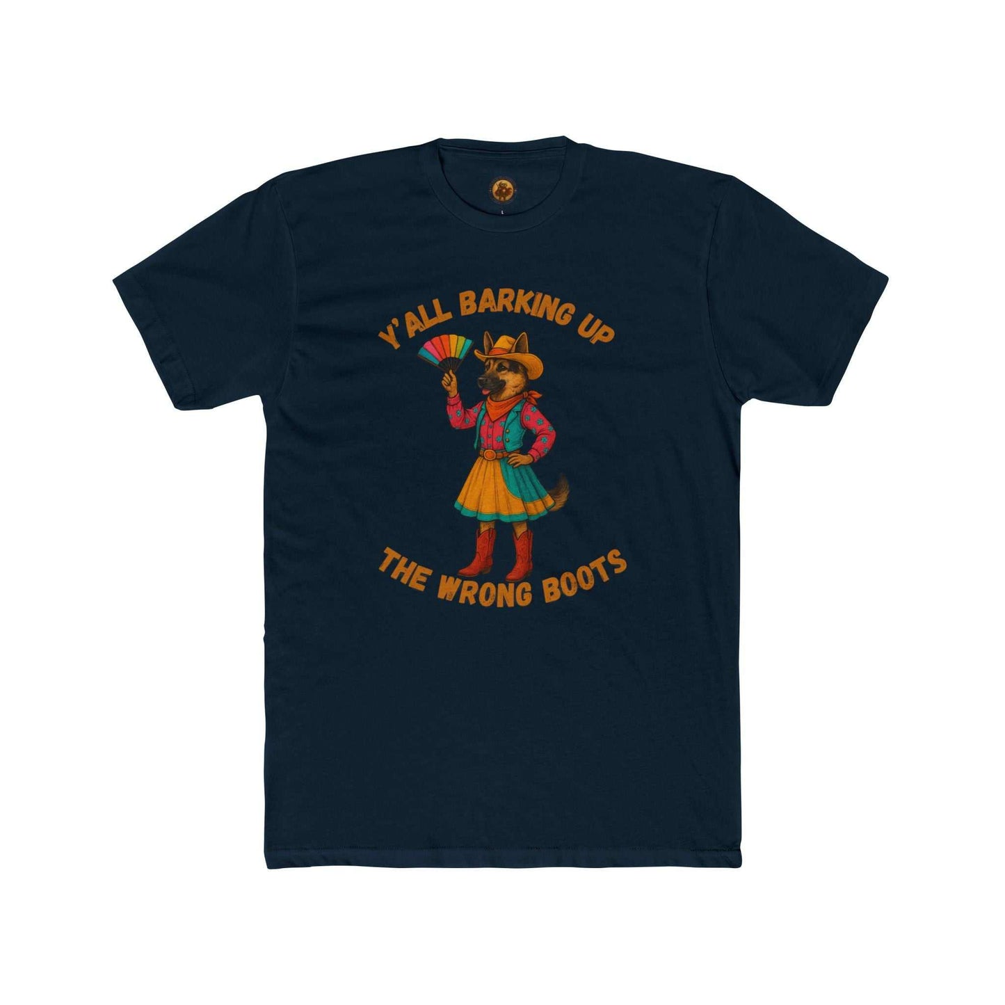 Funny Dog Lover Crew Tee, Unisex Cotton T-Shirt for Pet Owners, Perfect Gift for Dog Lovers, Casual Wear, Fun Birthday Gift - Fantasy Dog Portraits