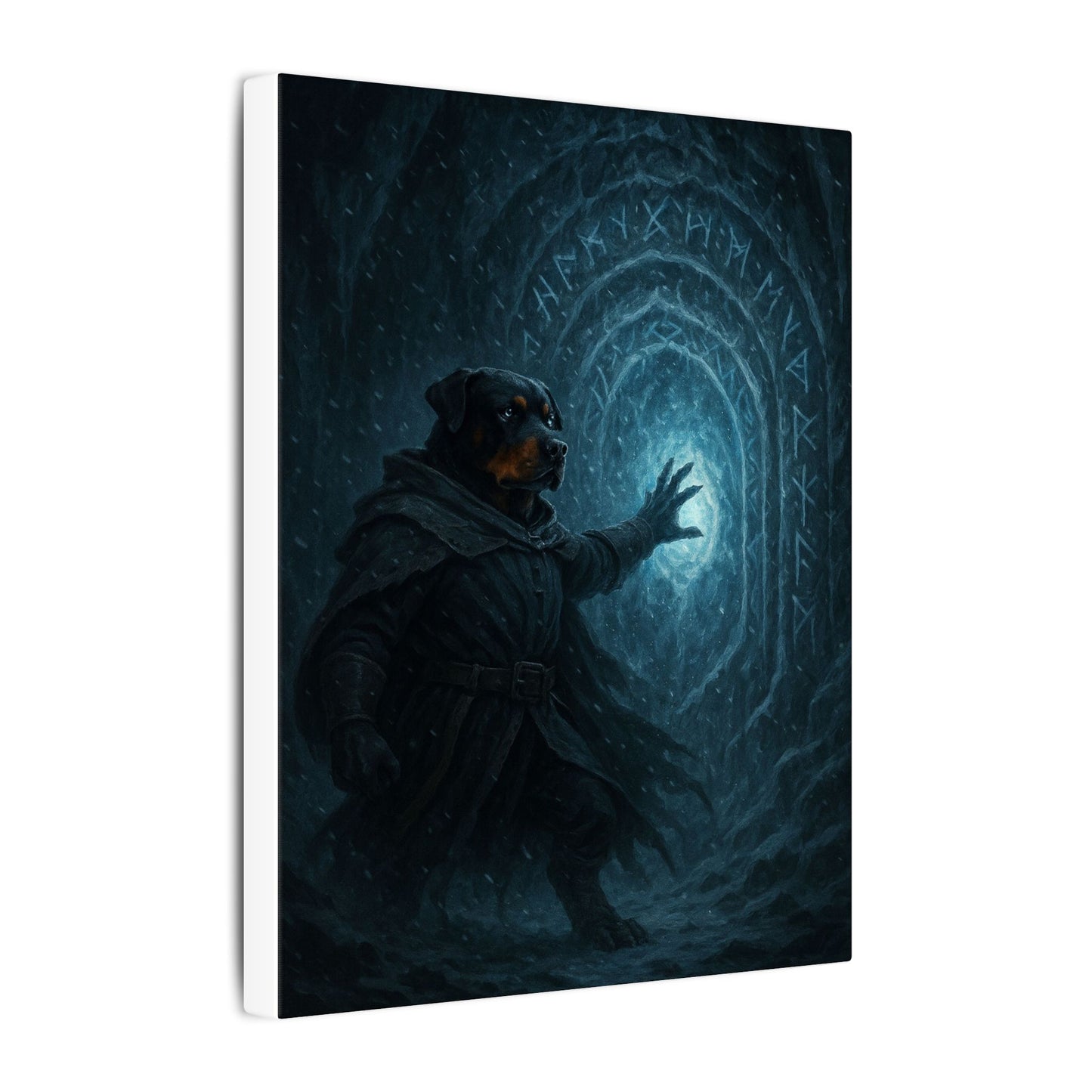 Threshold of Frost-Fantasy Dog Portraits - Fantasy Dog Portraits