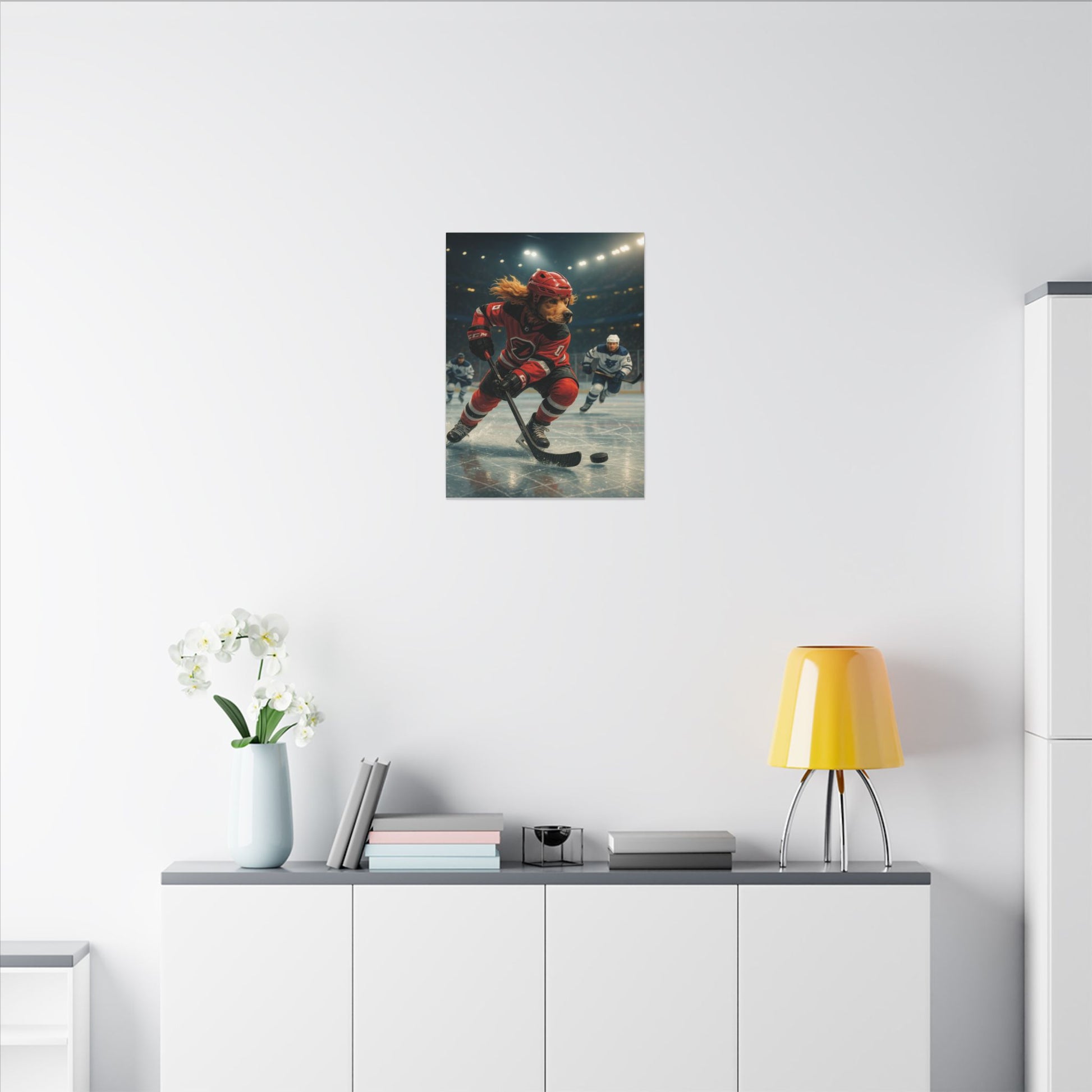 Golden Striker-Fantasy Dog Portraits - Fantasy Dog Portraits