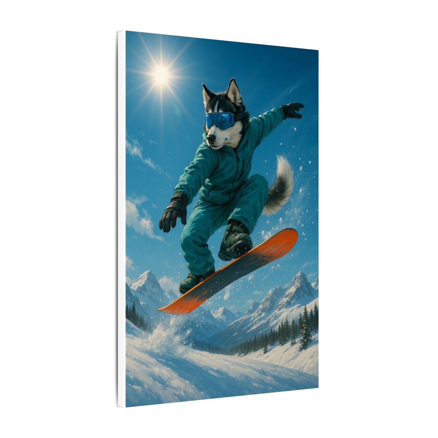 Husky Shred-Fantasy Dog Portraits - Fantasy Dog Portraits