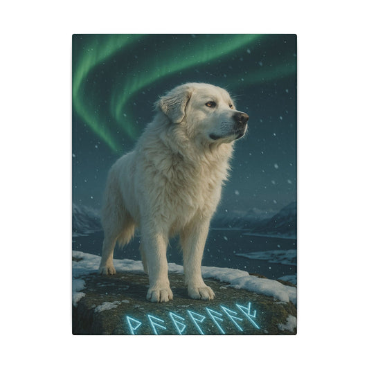 Guardian of the Aurora-Fantasy Dog Portraits - Fantasy Dog Portraits