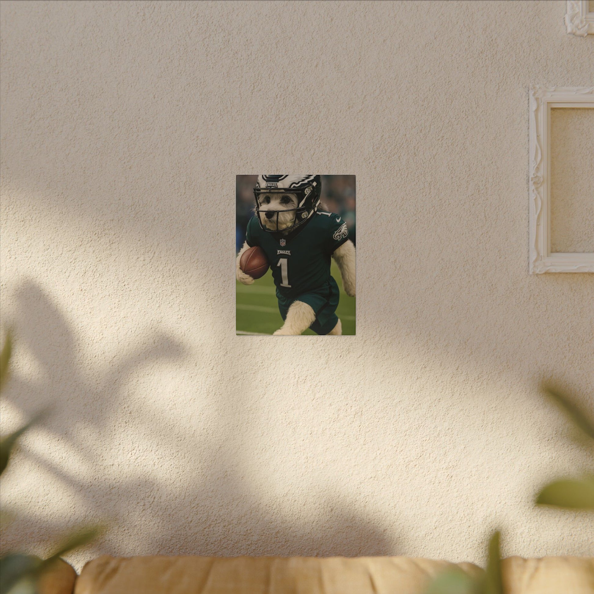 Furry Football Hero-Fantasy Dog Portraits - Fantasy Dog Portraits