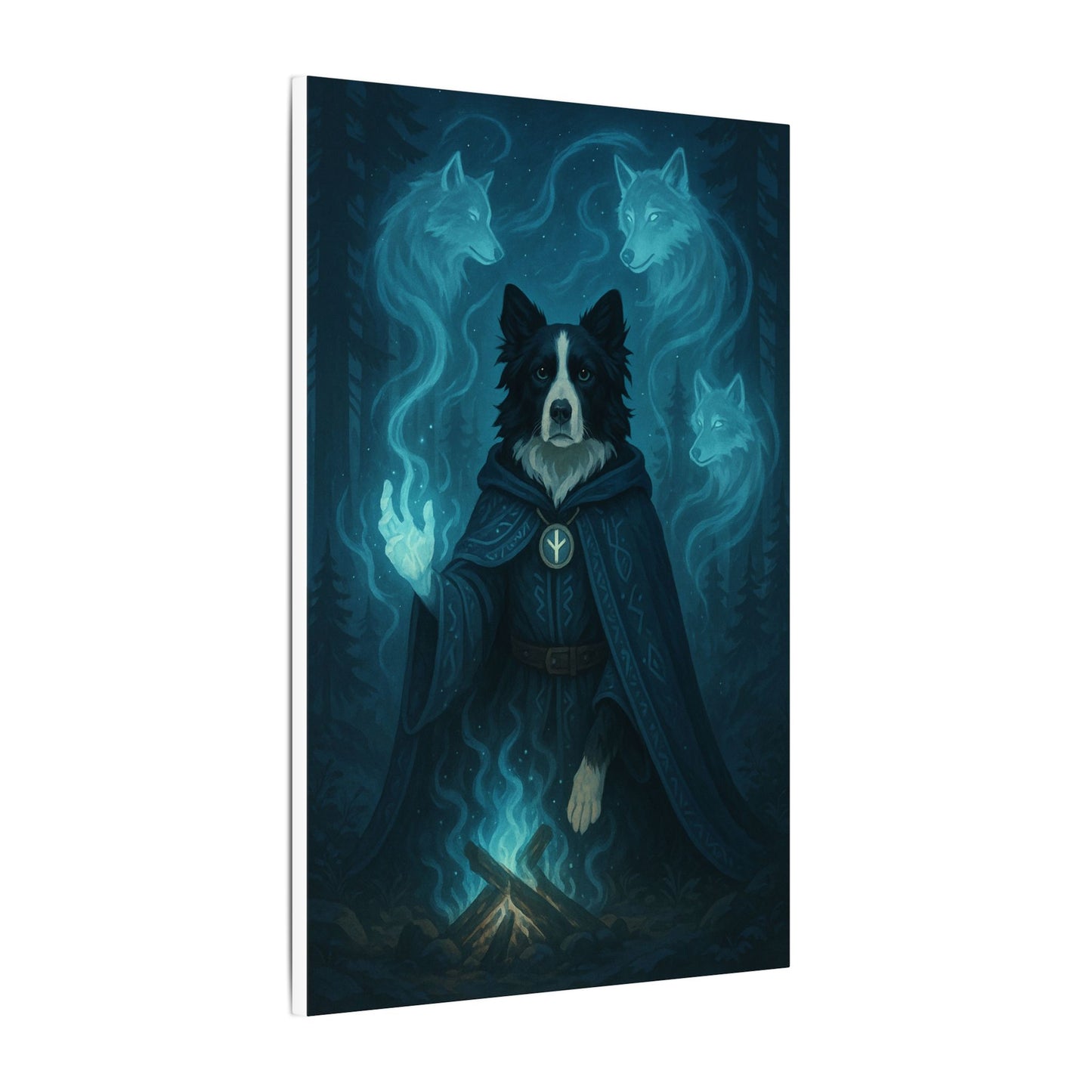 Mystical Canine Guardian-Fantasy Dog Portraits - Fantasy Dog Portraits