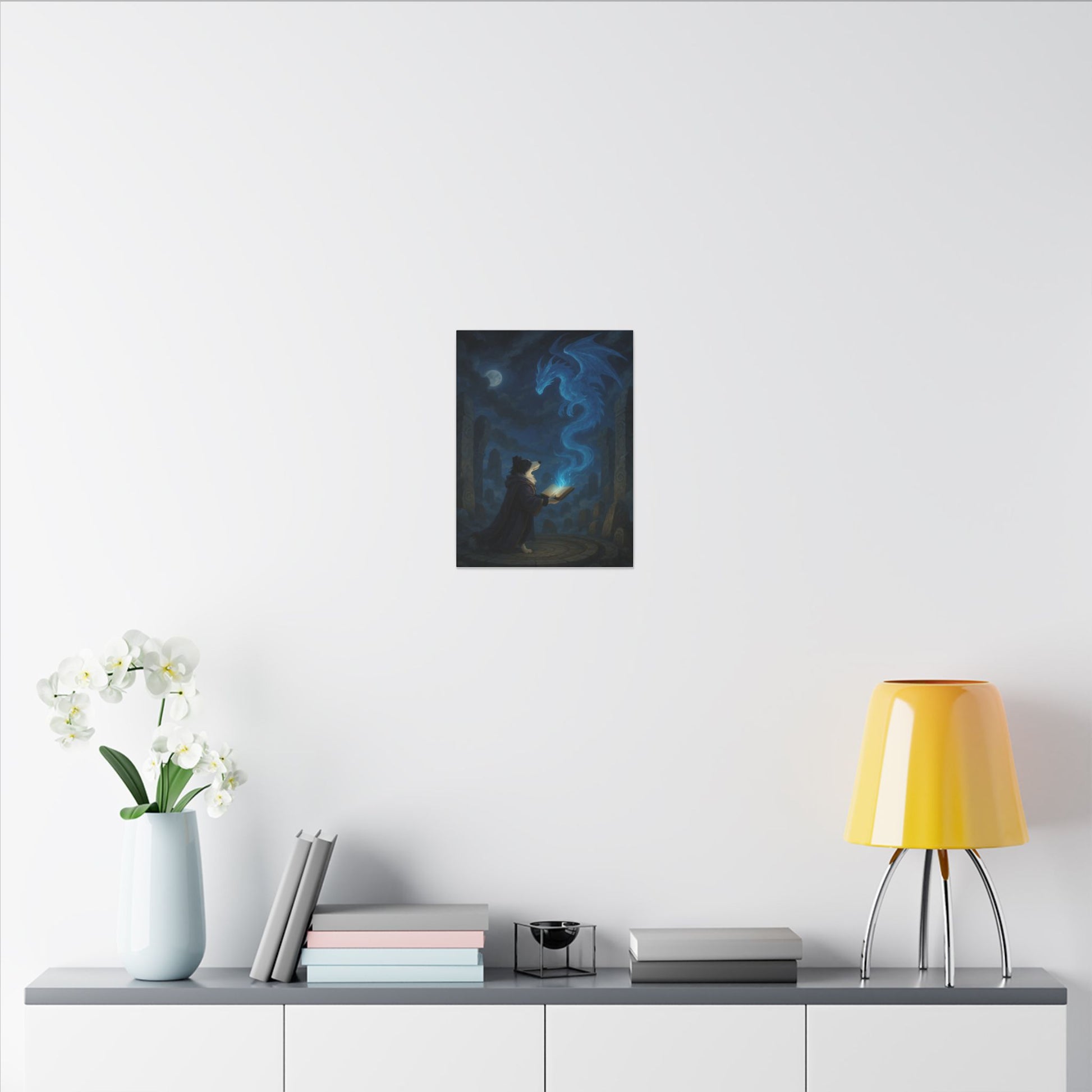 Moonlit Conjuring-Fantasy Dog Portraits - Fantasy Dog Portraits