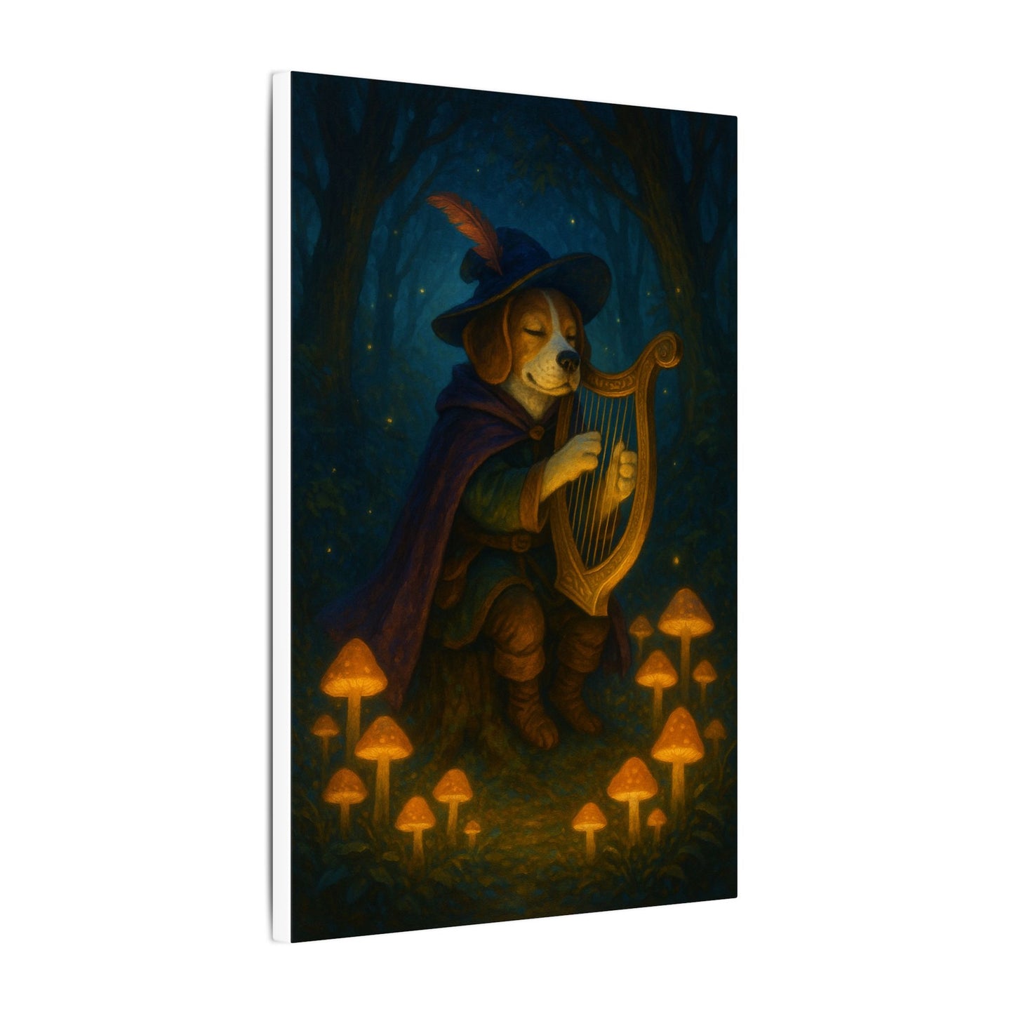 Moonlit Melody-Fantasy Dog Portraits - Fantasy Dog Portraits