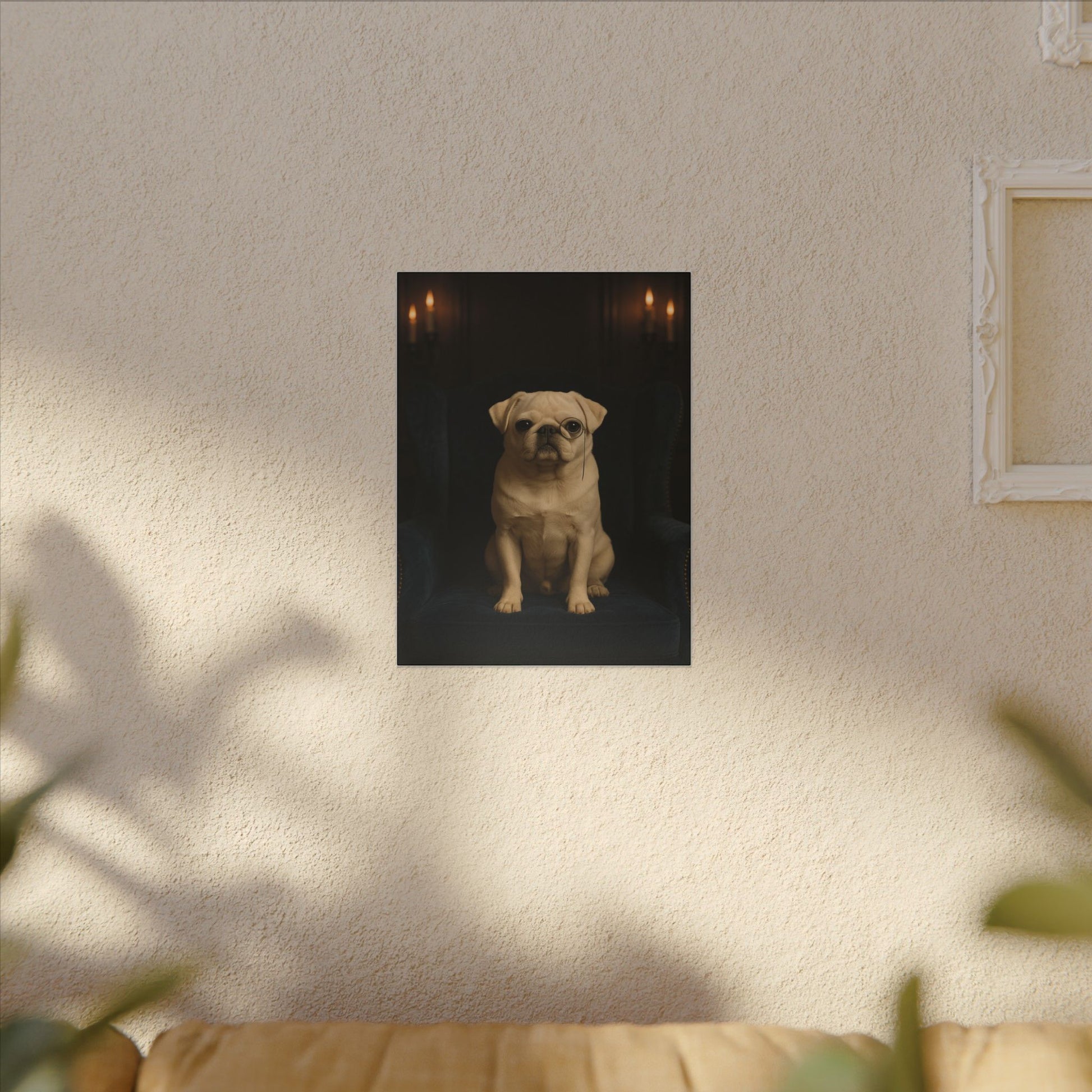 Sophisticated Pug-Fantasy Dog Portraits - Fantasy Dog Portraits
