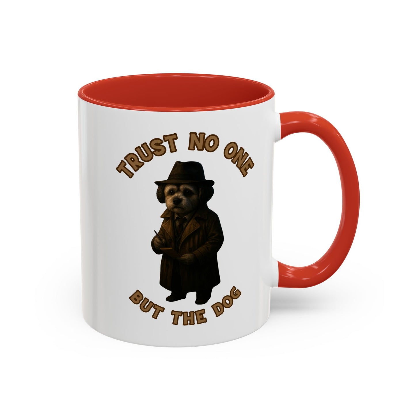 Accent Coffee Mug - Motivational Drinkware for Inspiration, Gift for Friends, Office Decor, Cozy Mornings, Unique Coffee Gift - Fantasy Dog Portraits