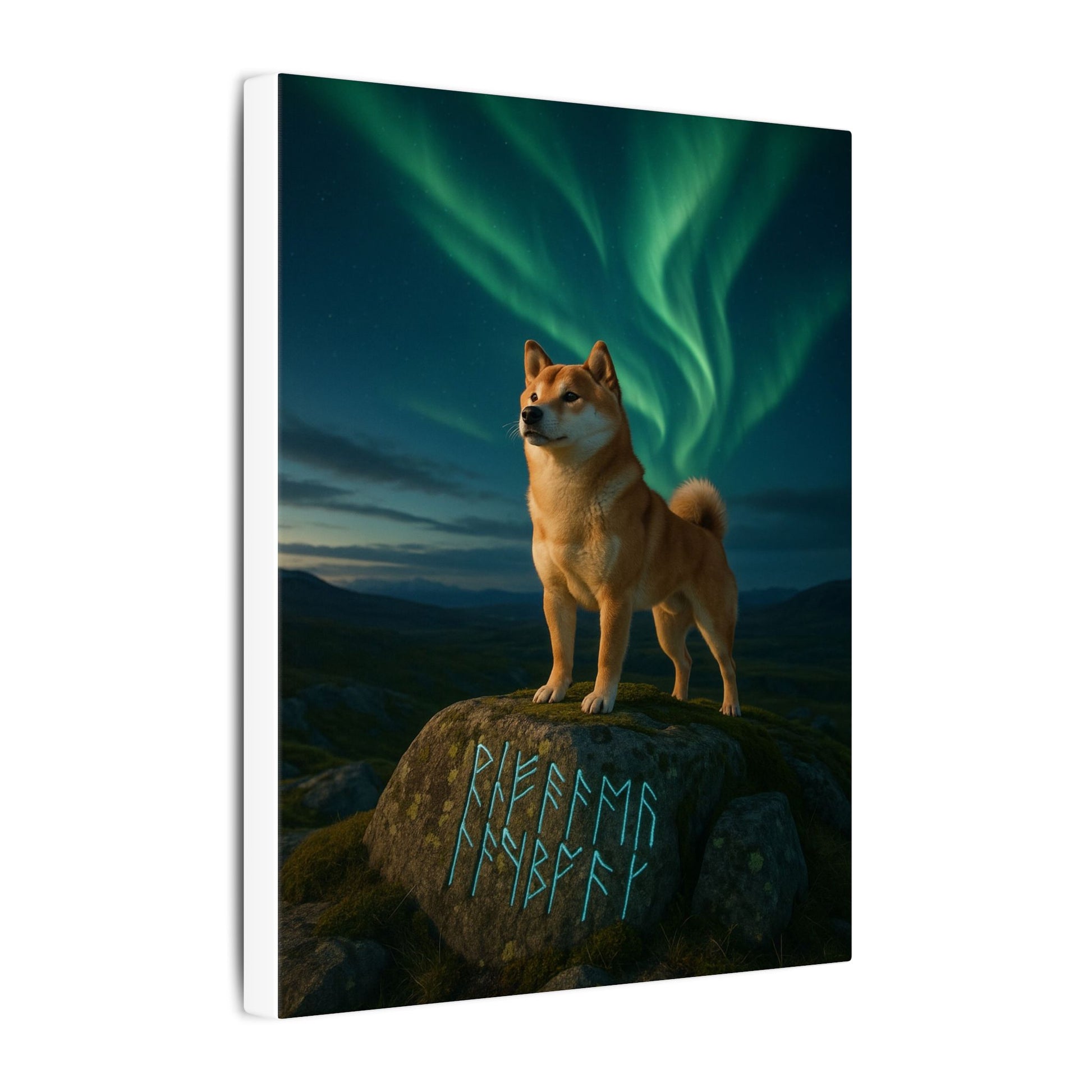 Guardian of the Northern Lights-Fantasy Dog Portraits - Fantasy Dog Portraits