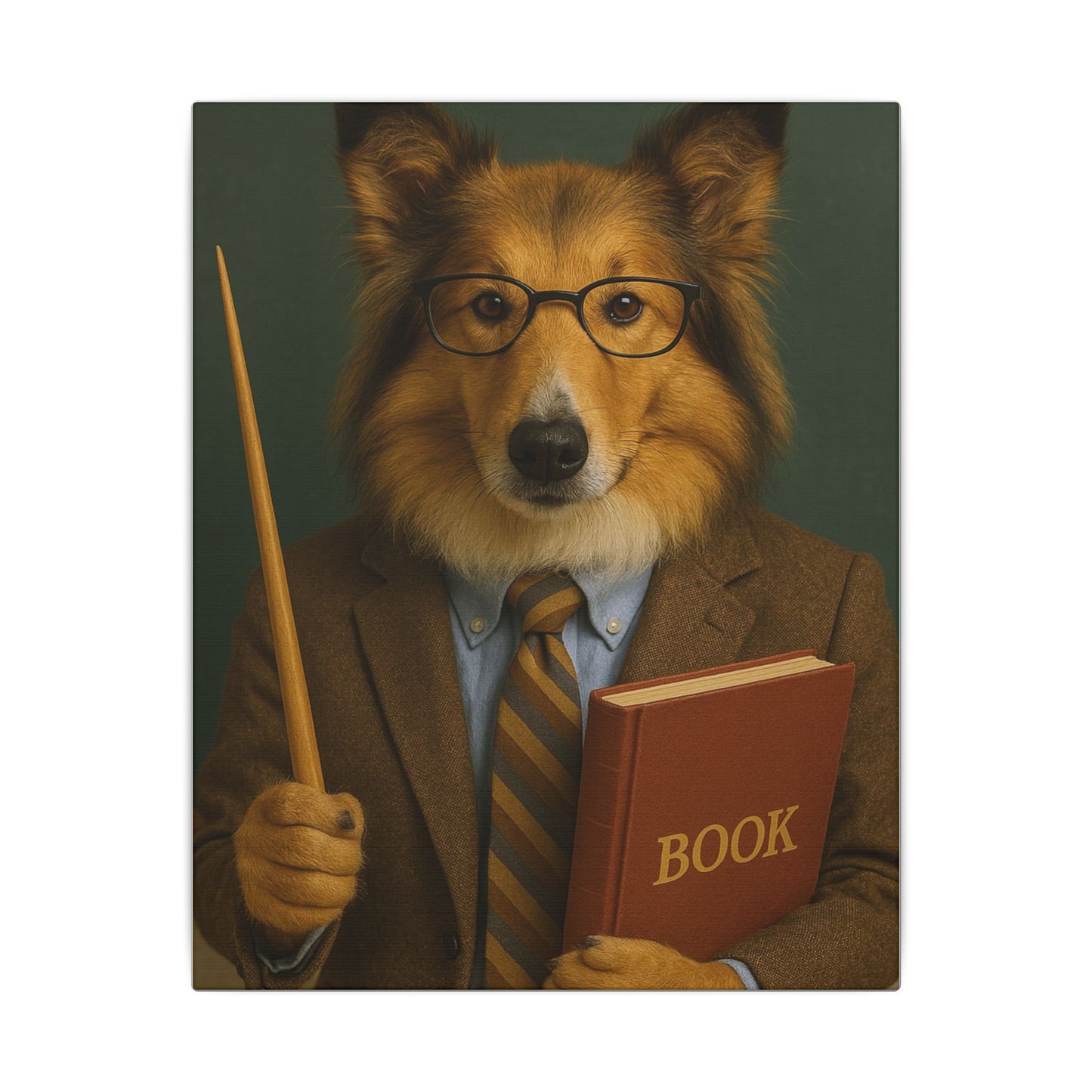 Professor Paws-Fantasy Dog Portraits - Fantasy Dog Portraits